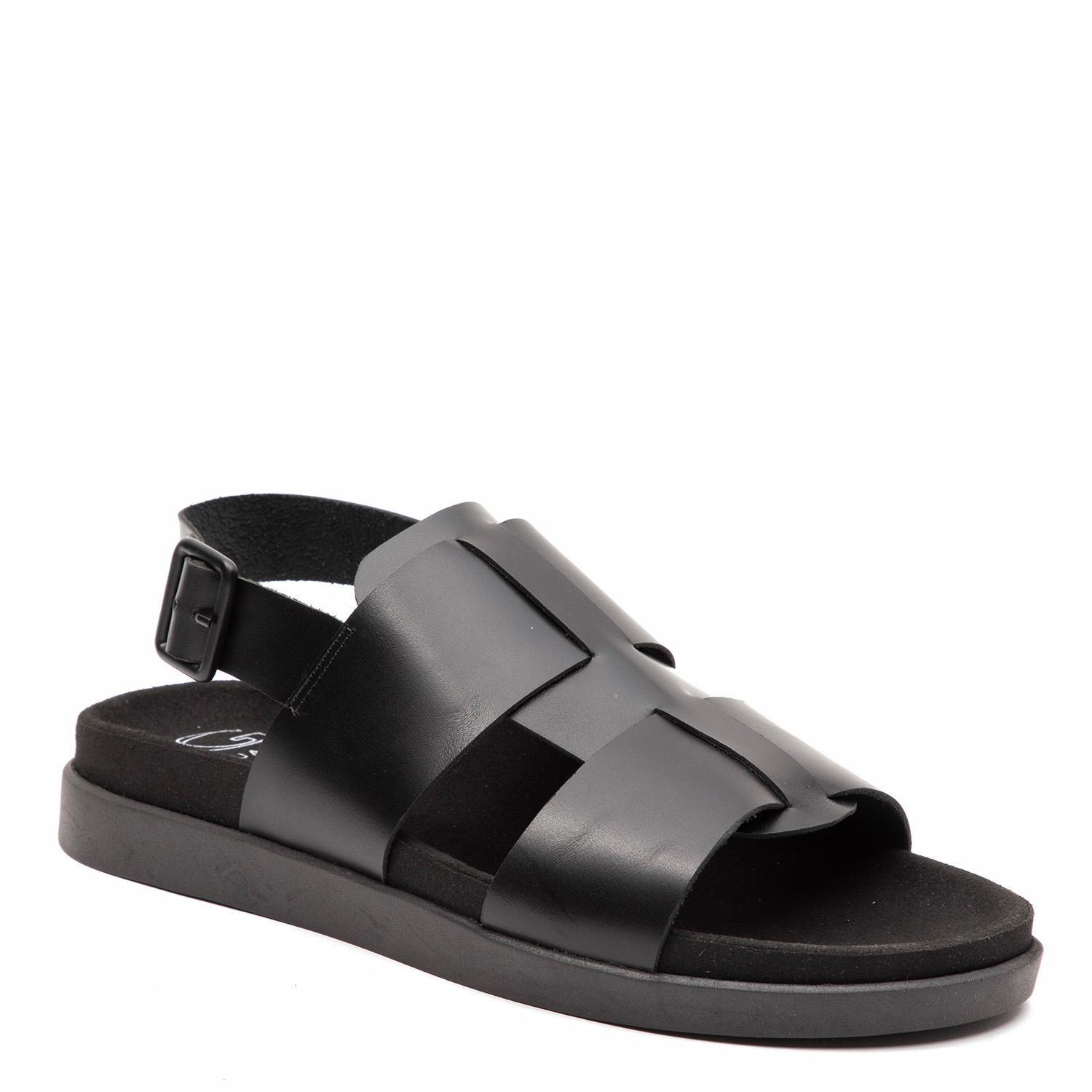 Sandalia Semi Abierta  Berna  Guante  Negro  0035498-1