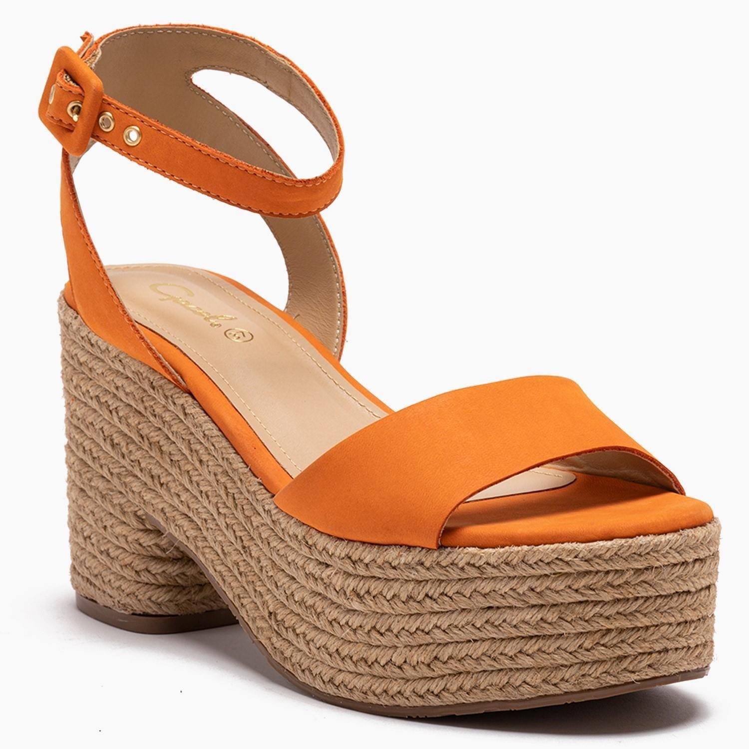Sandalia  0313  Gacel  Naranjo  0658340-1