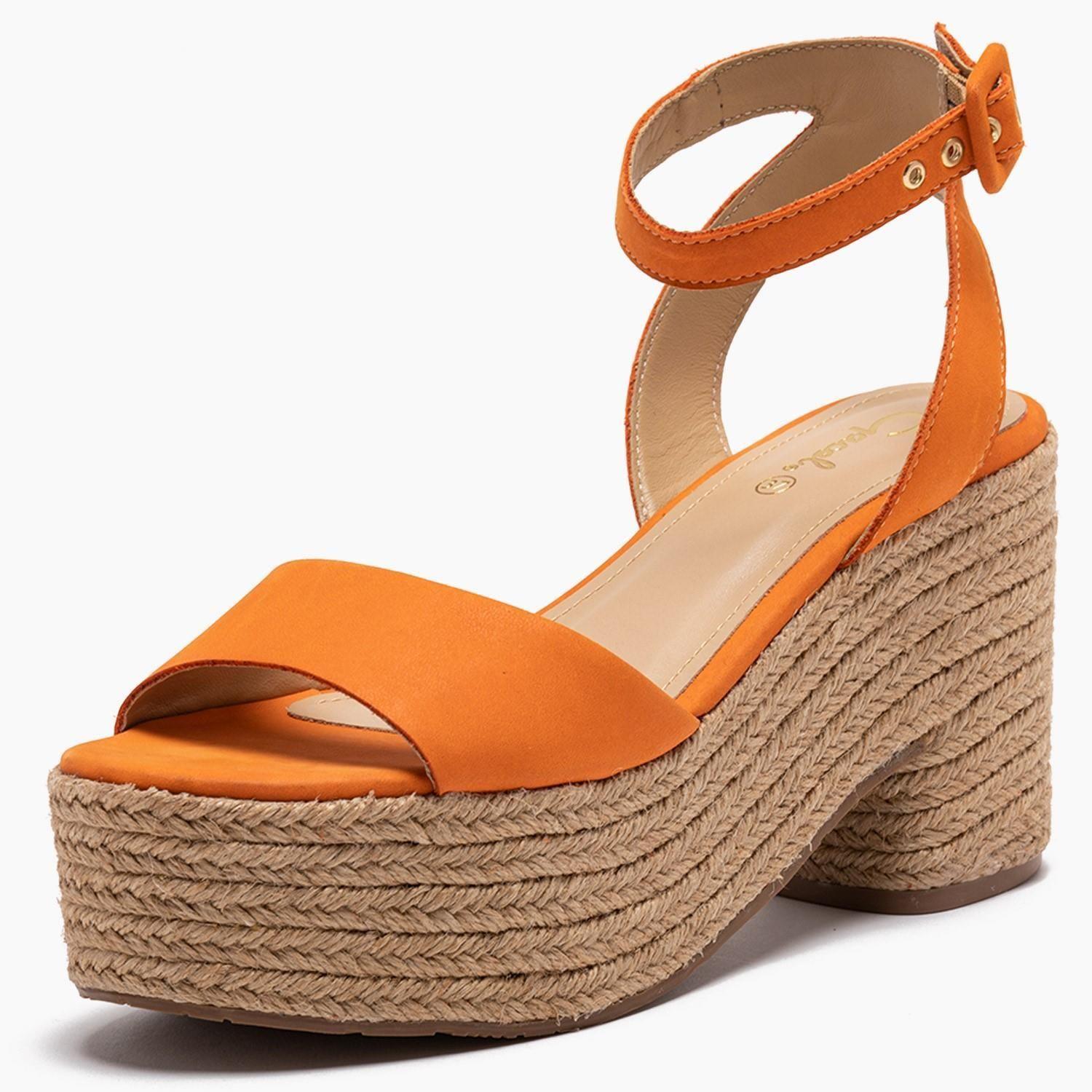 Sandalia  0313  Gacel  Naranjo  0658340-2