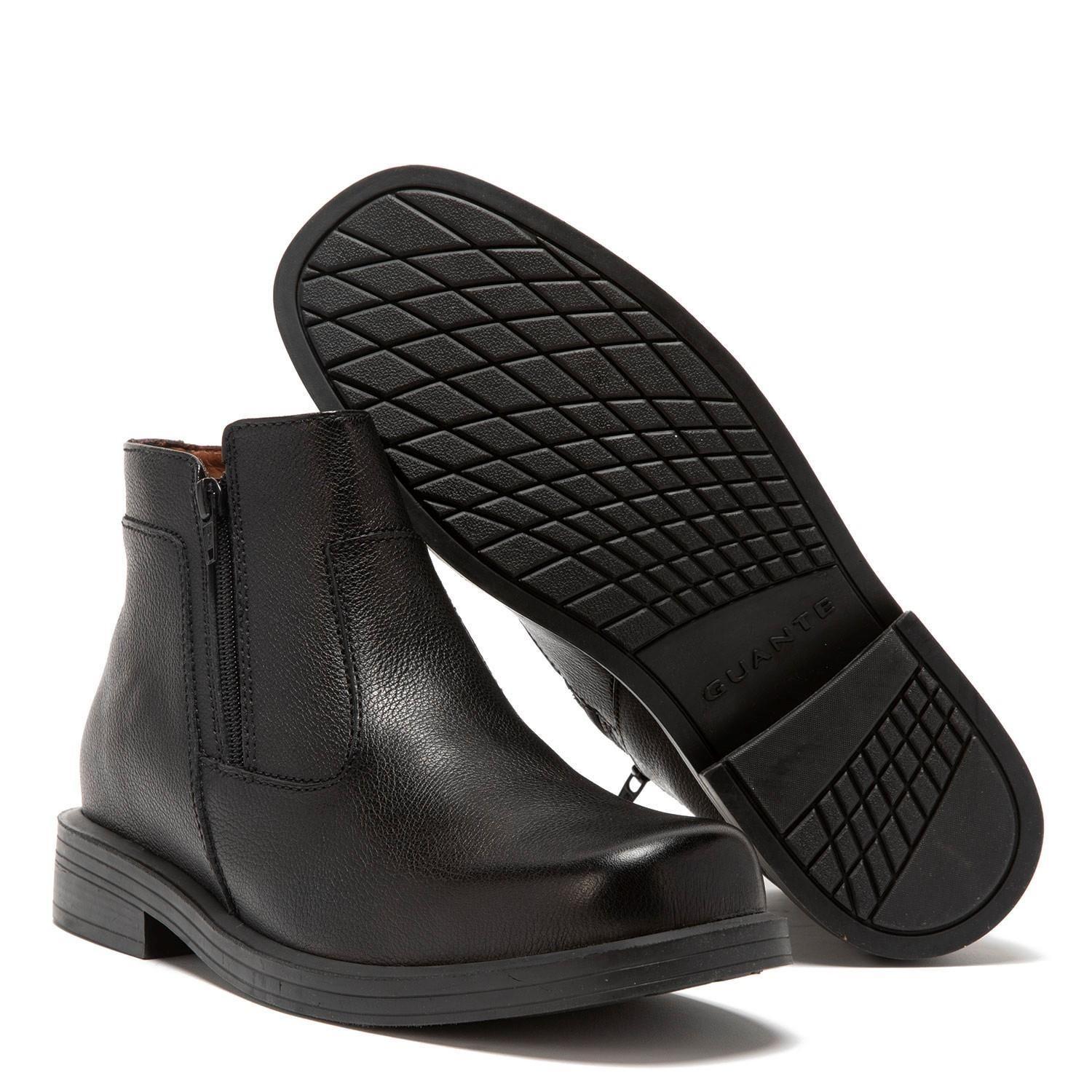 Botin de cuero hombre Guante negro Perfect ReFlex-3