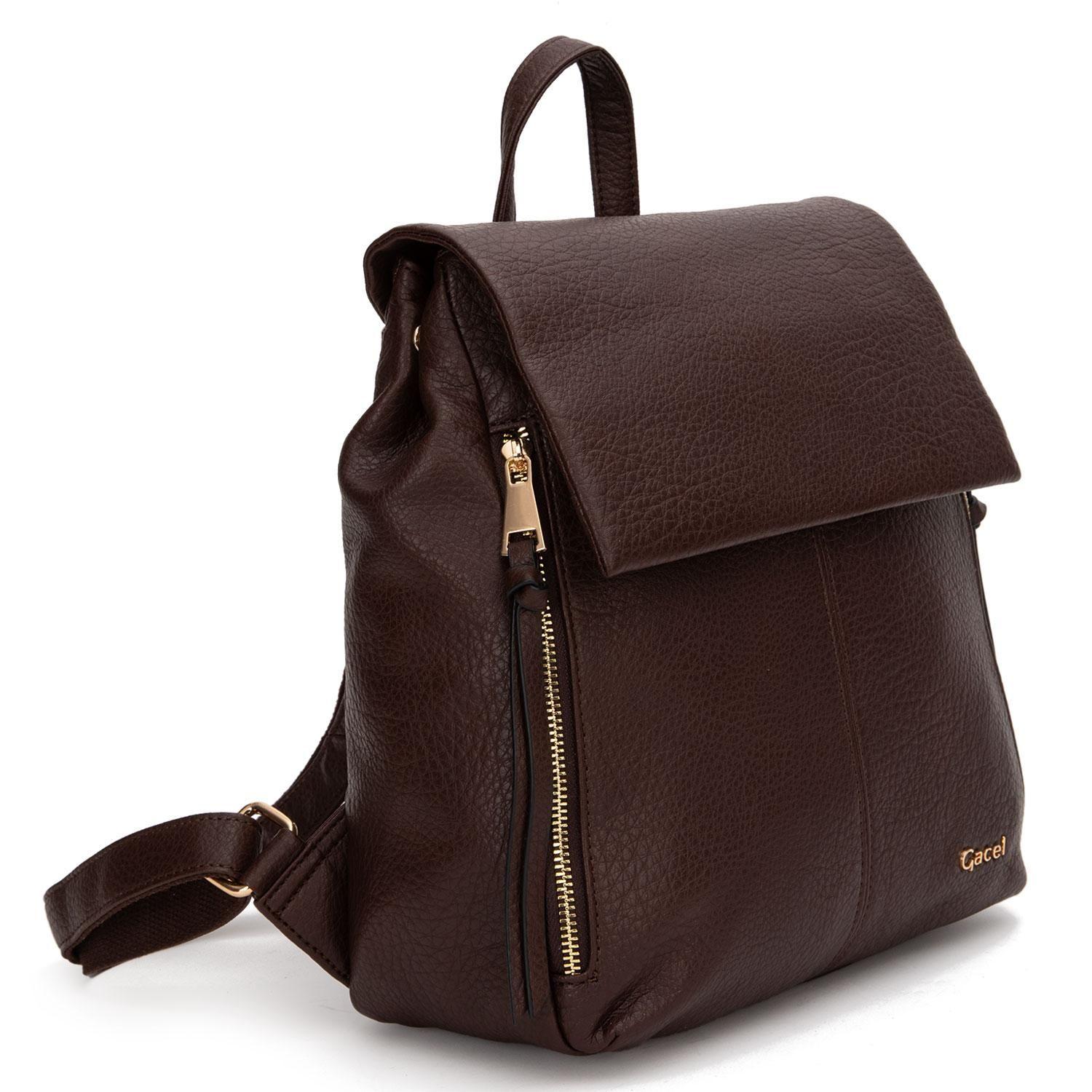 Mochila  Pequeña  Gacel  Chocolate  Car3508-2