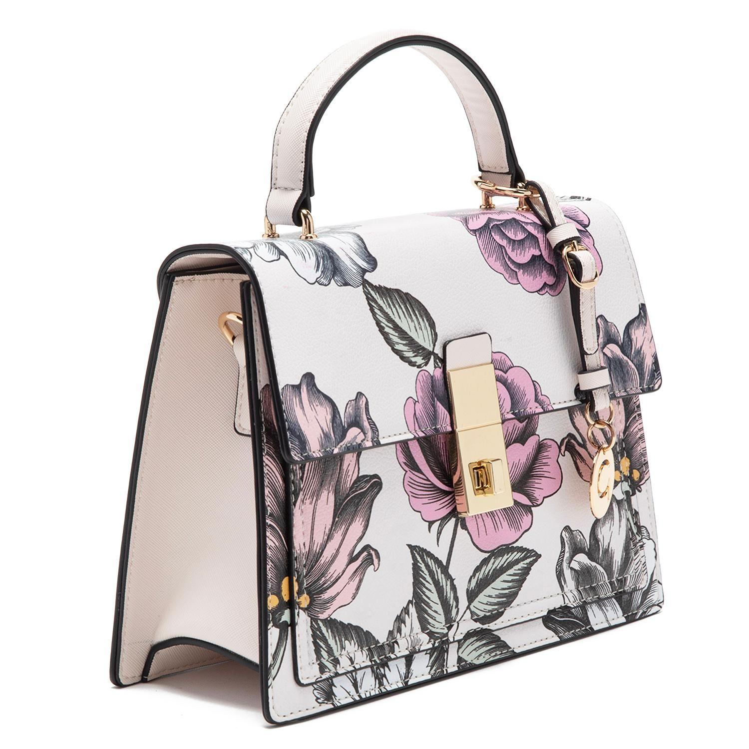 Cartera  Retro Con Tapa Grande  Gacel  Rosa  Car3330-2