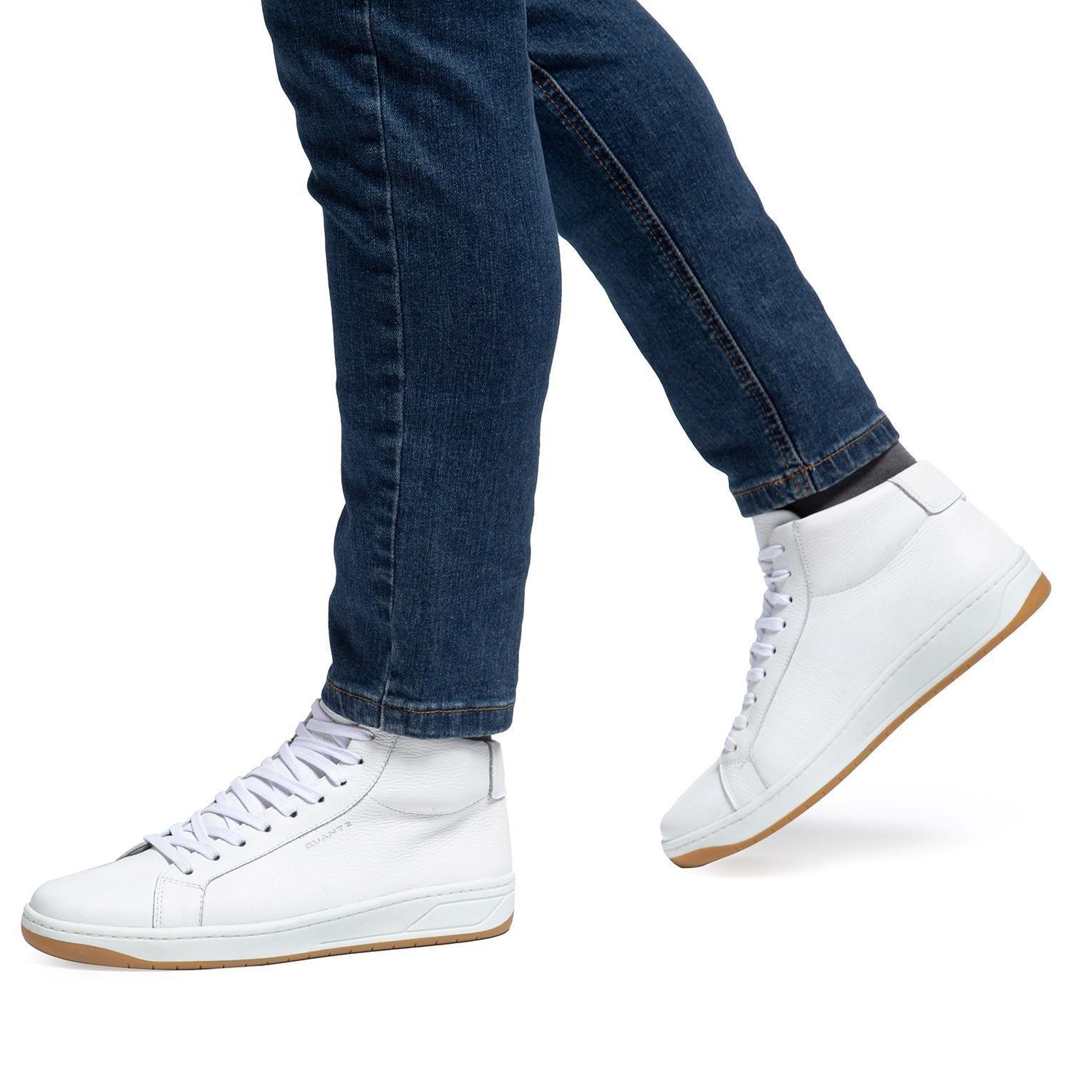 Zapatilla Caña Alta  Tesla  Guante  Blanco  0035304-1