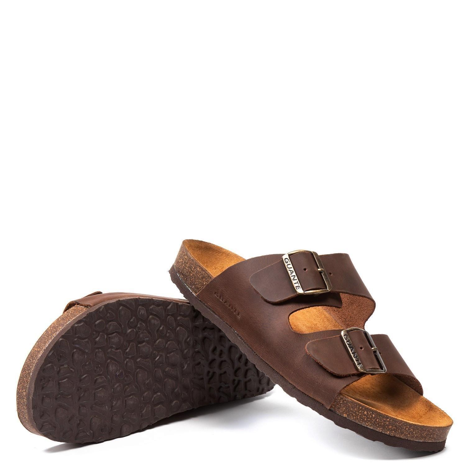 Sandalia Semi Abierta  Quintay  Guante  Chocolate  0034657-3