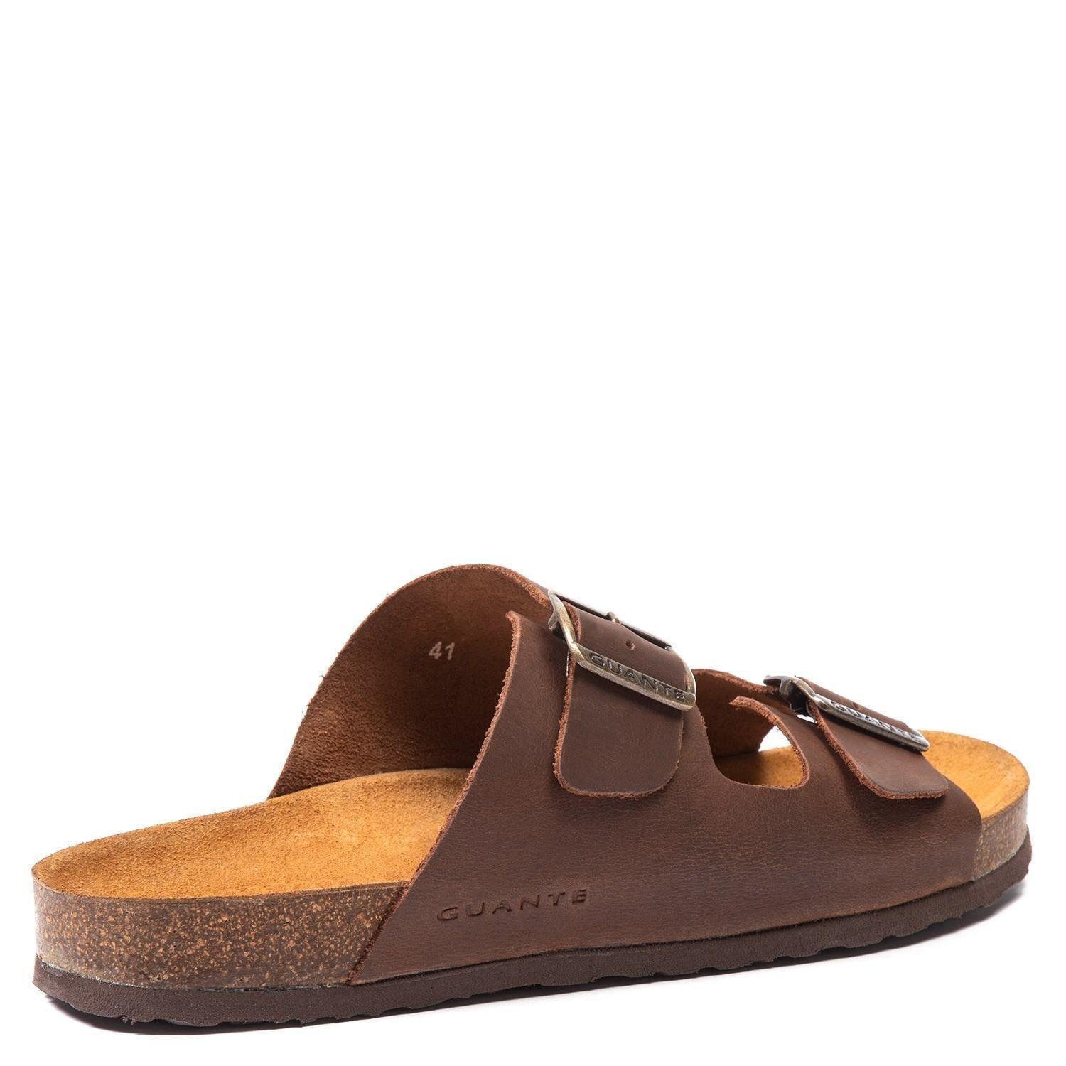 Sandalia Semi Abierta  Quintay  Guante  Chocolate  0034657-4