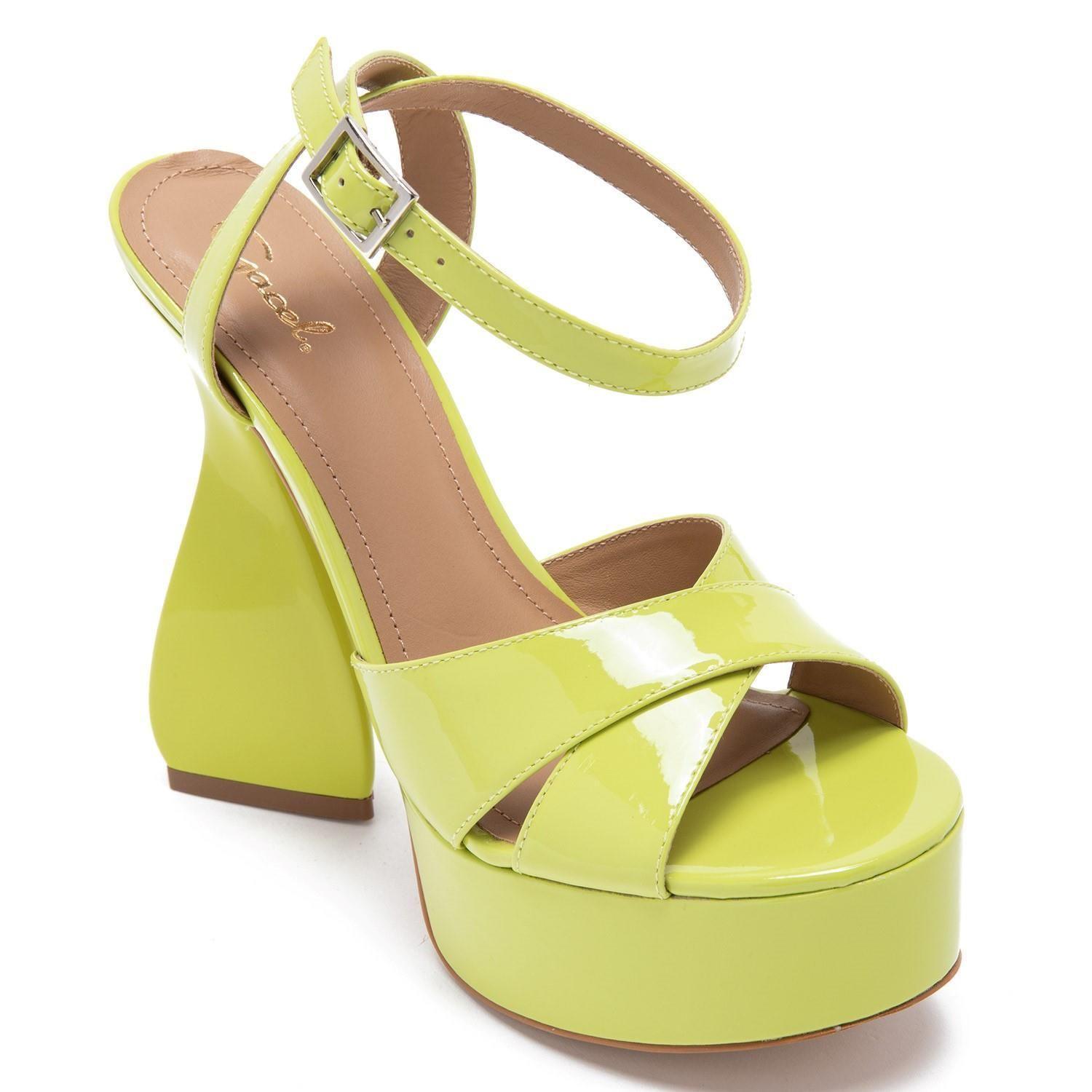Sandalia  Trina  Gacel  Verde Limon  0659113-1