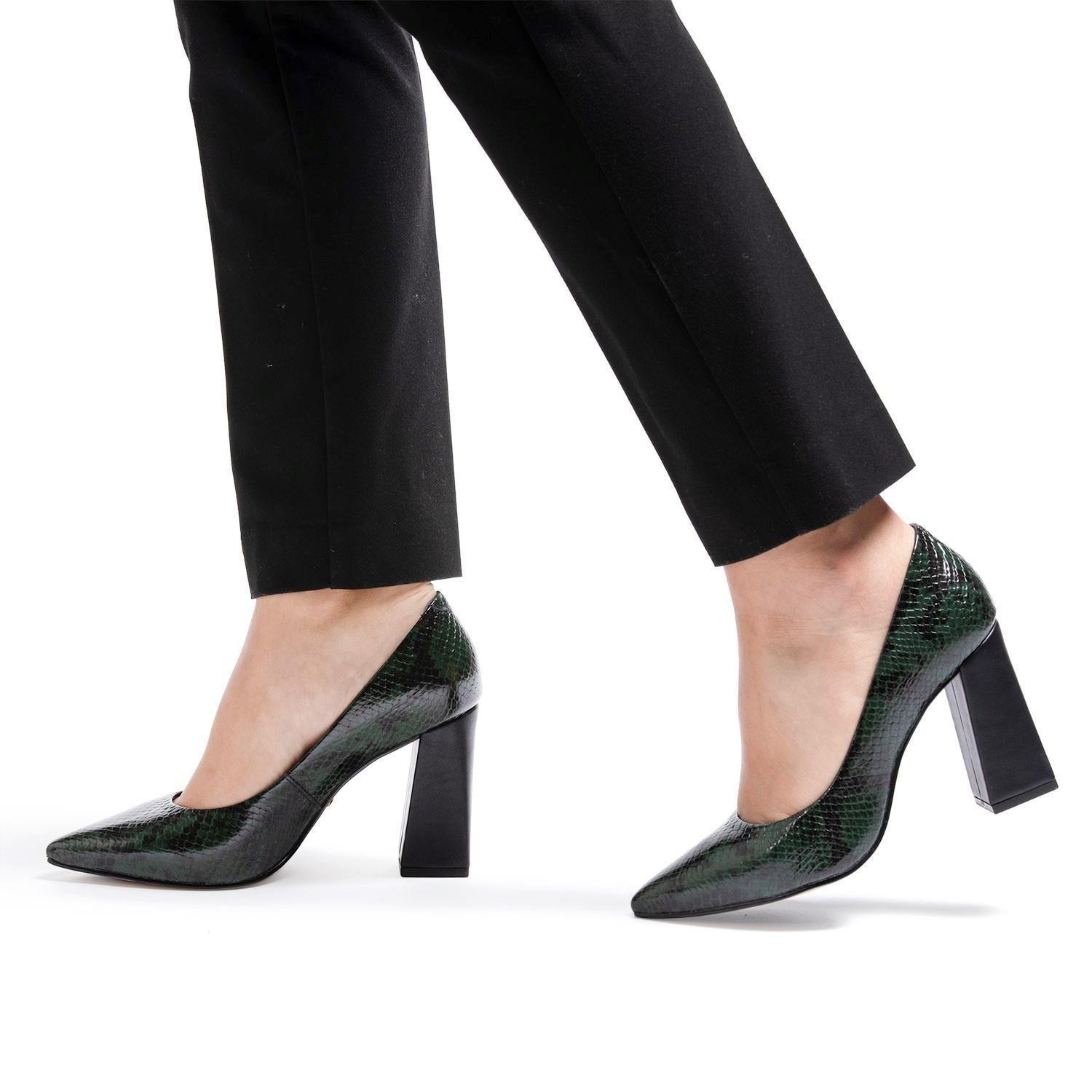 Zapato  Priscilla  Gacel  Verde Pino  0659366-1