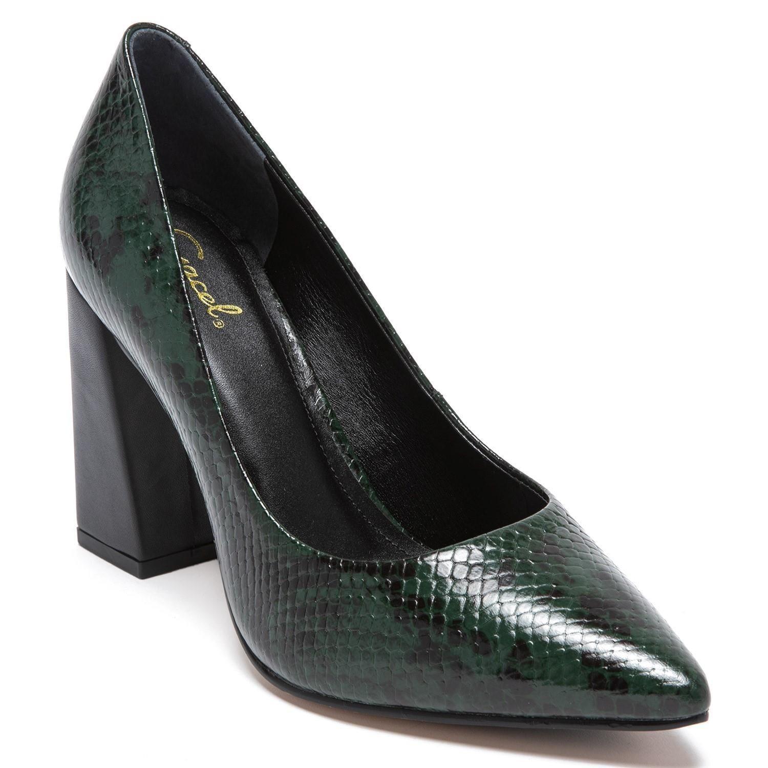 Zapato  Priscilla  Gacel  Verde Pino  0659366-2