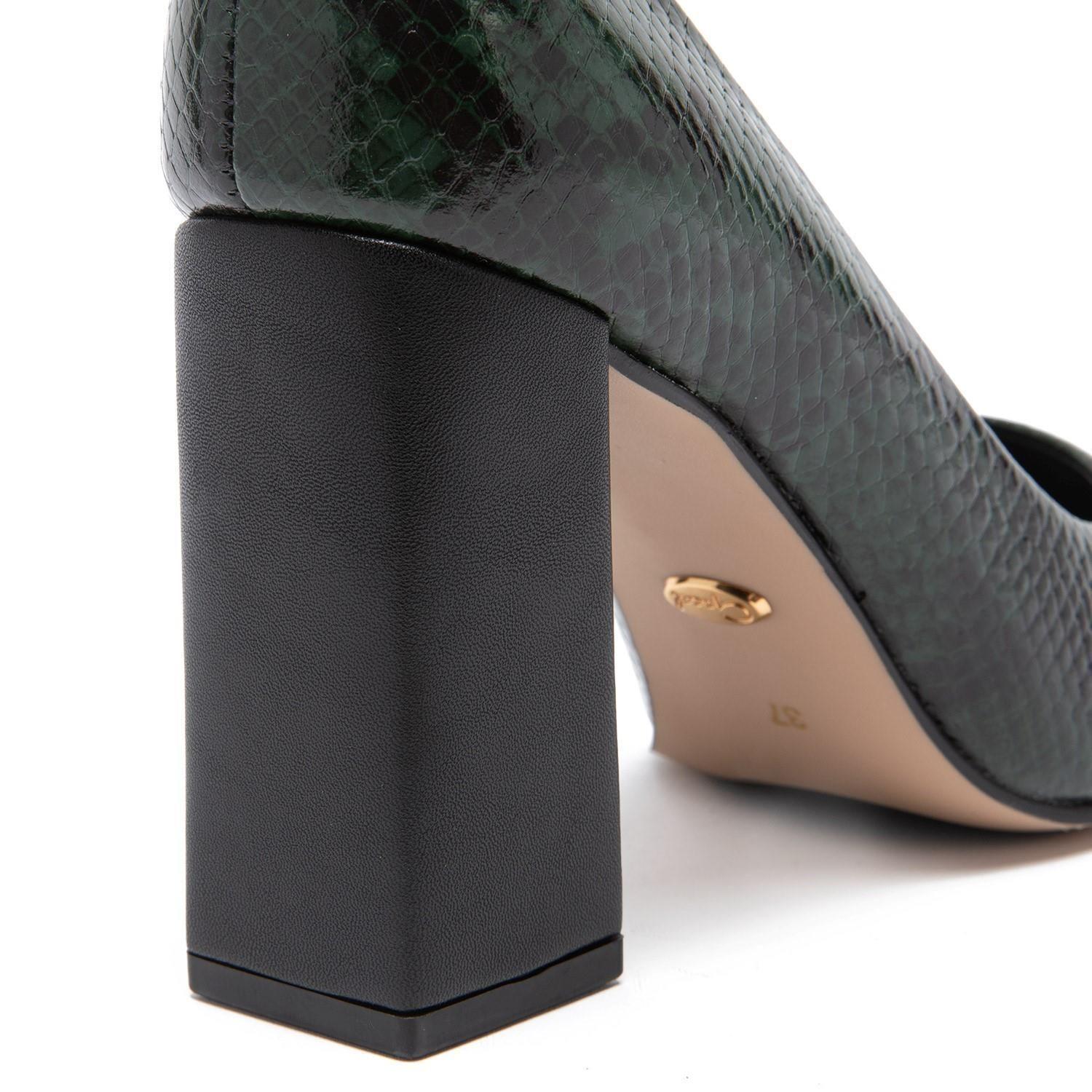 Zapato  Priscilla  Gacel  Verde Pino  0659366-3