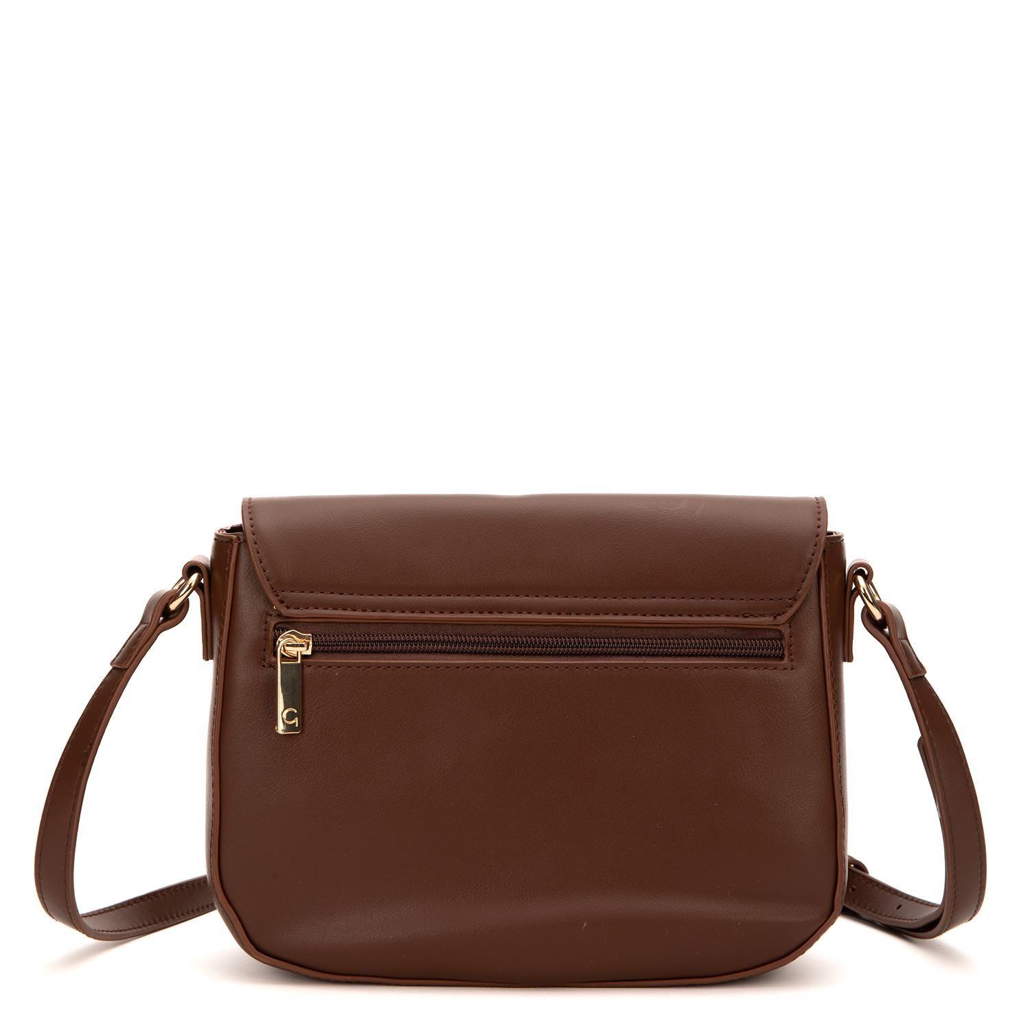 Cartera  Bandolera Grande  Gacel  Chocolate  Car3436-3