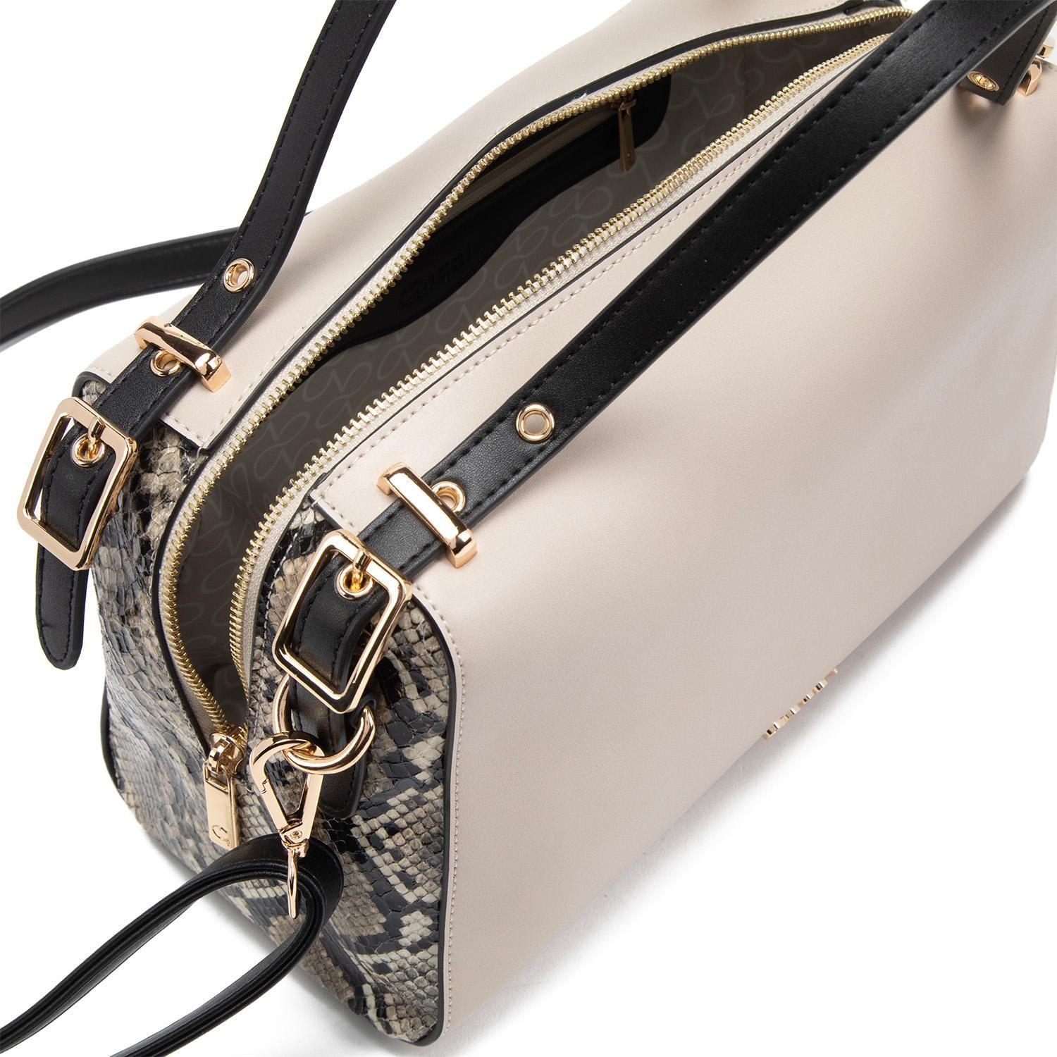 Cartera  Dos Asas Mediana  Gacel  Off White  Car3299-4