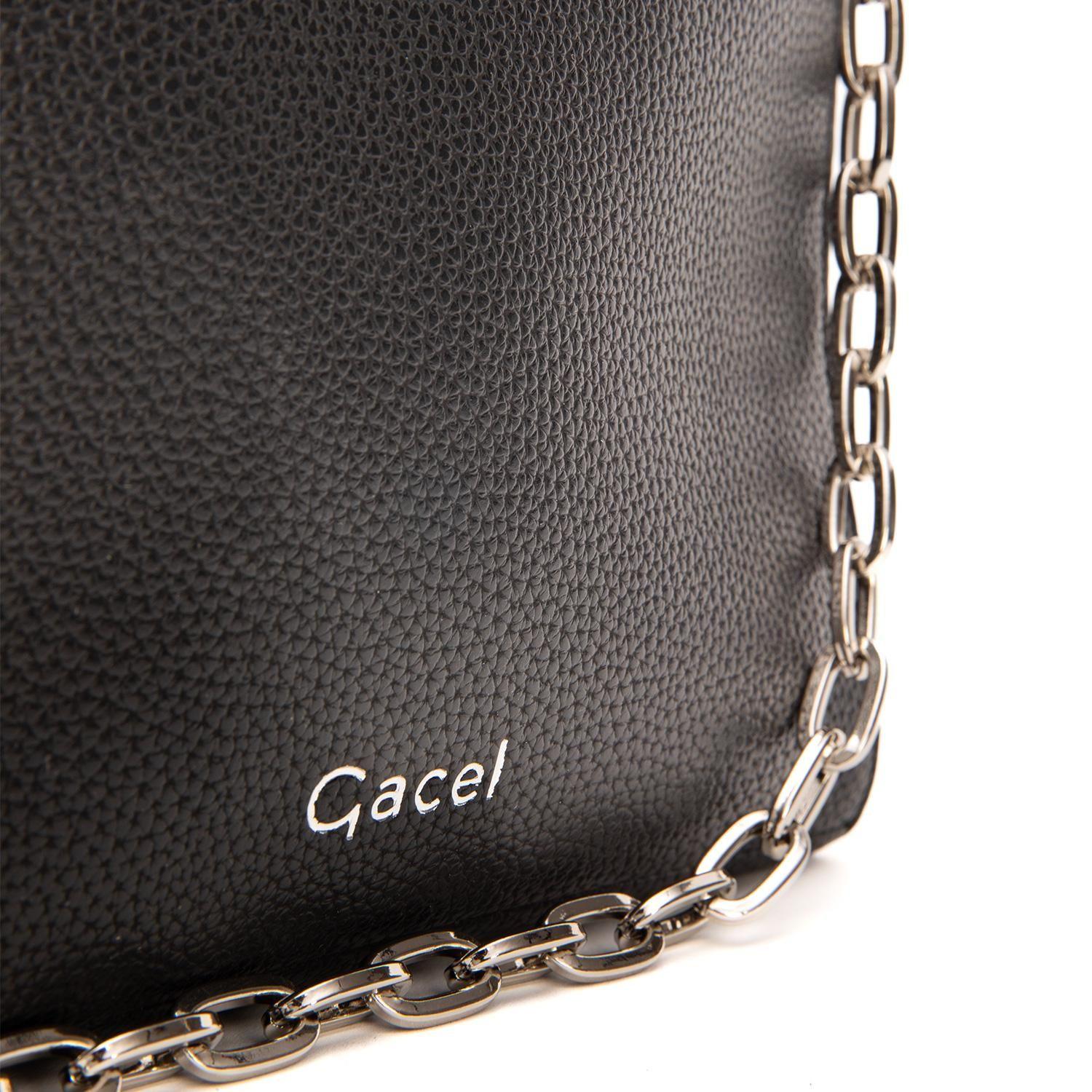 Cartera  Bucket  Gacel  Negro  Car3504-4