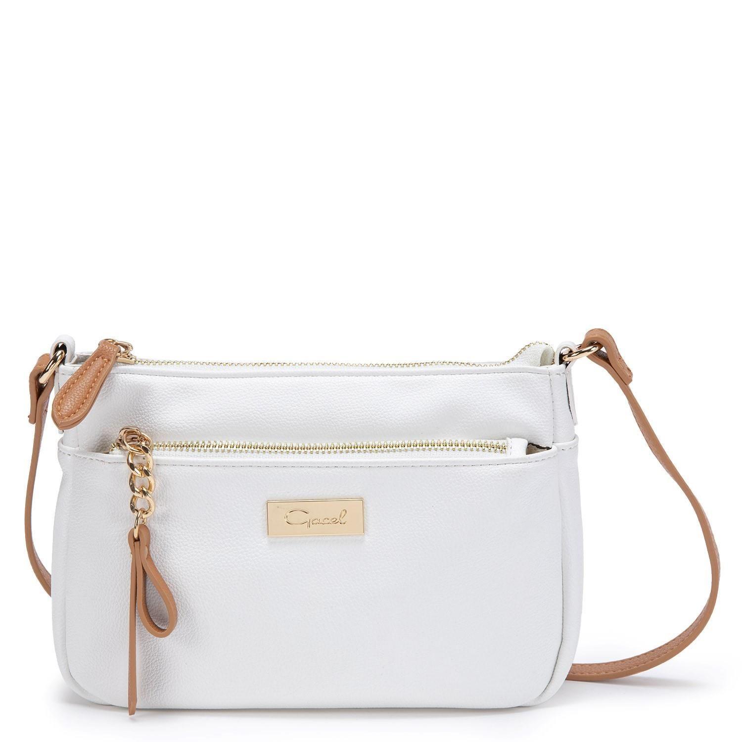 Cartera  Bandolera Pequeña  Gacel  Blanco  Car2887-0