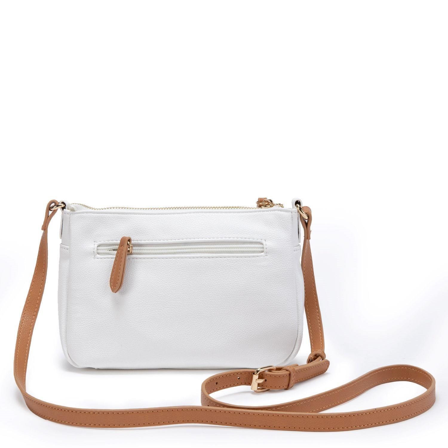 Cartera  Bandolera Pequeña  Gacel  Blanco  Car2887-1