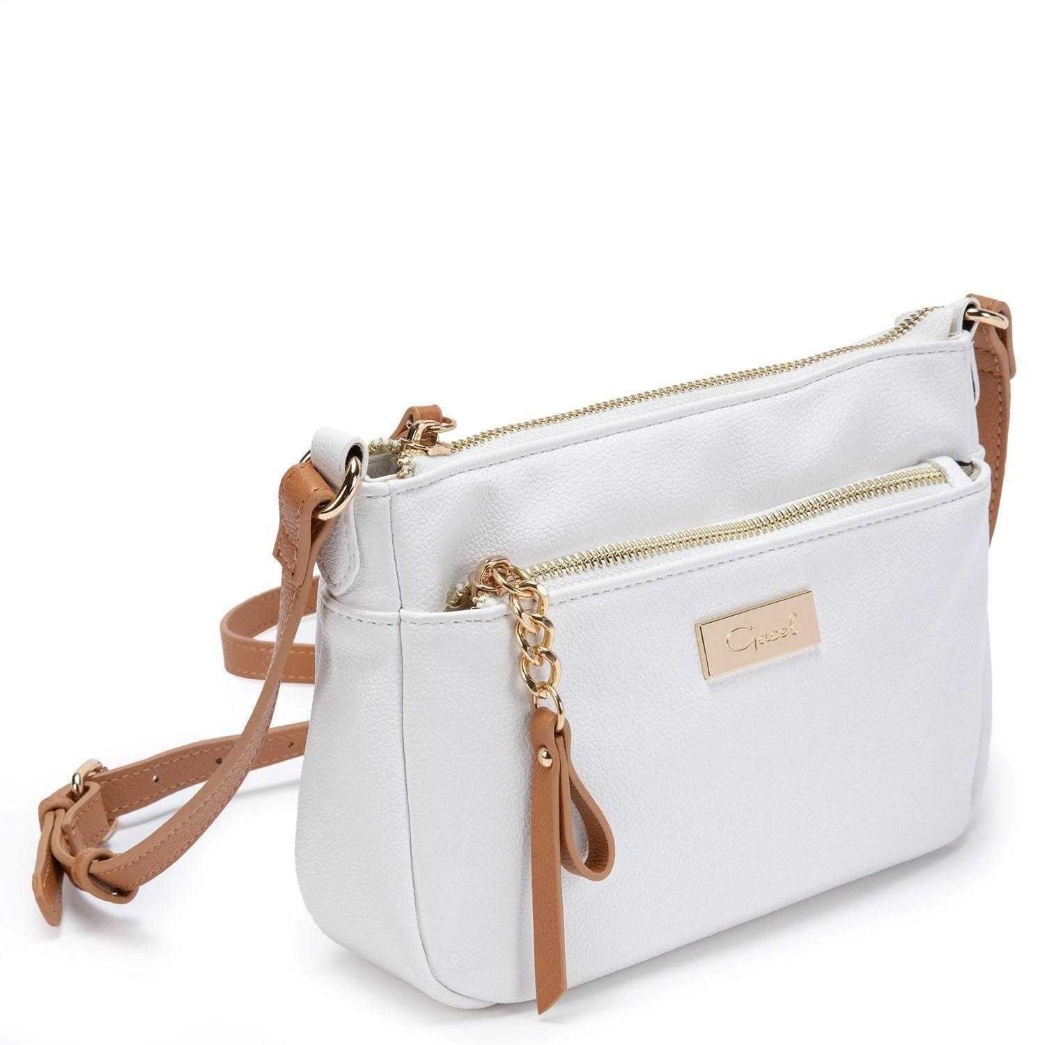 Cartera  Bandolera Pequeña  Gacel  Blanco  Car2887-2