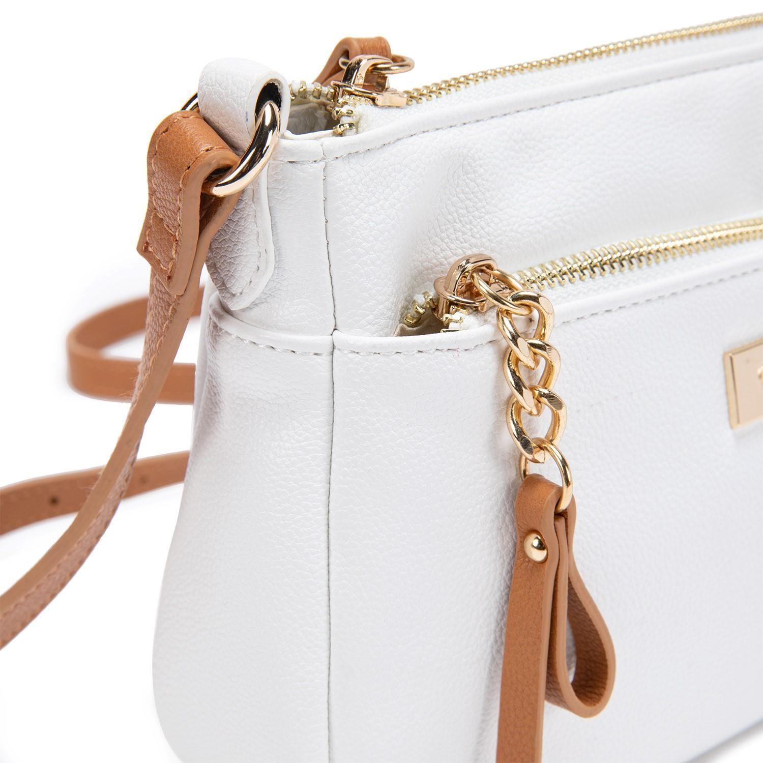 Cartera  Bandolera Pequeña  Gacel  Blanco  Car2887-3