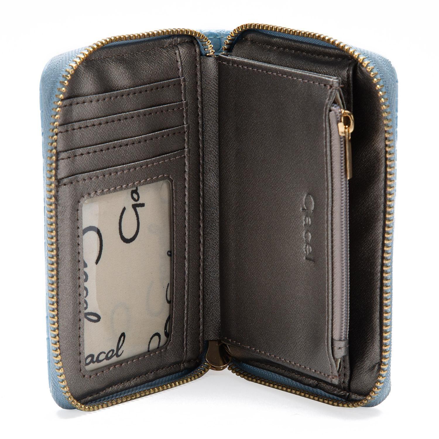 Billetera  Mediana  Gacel  Celeste  Bil0387-2