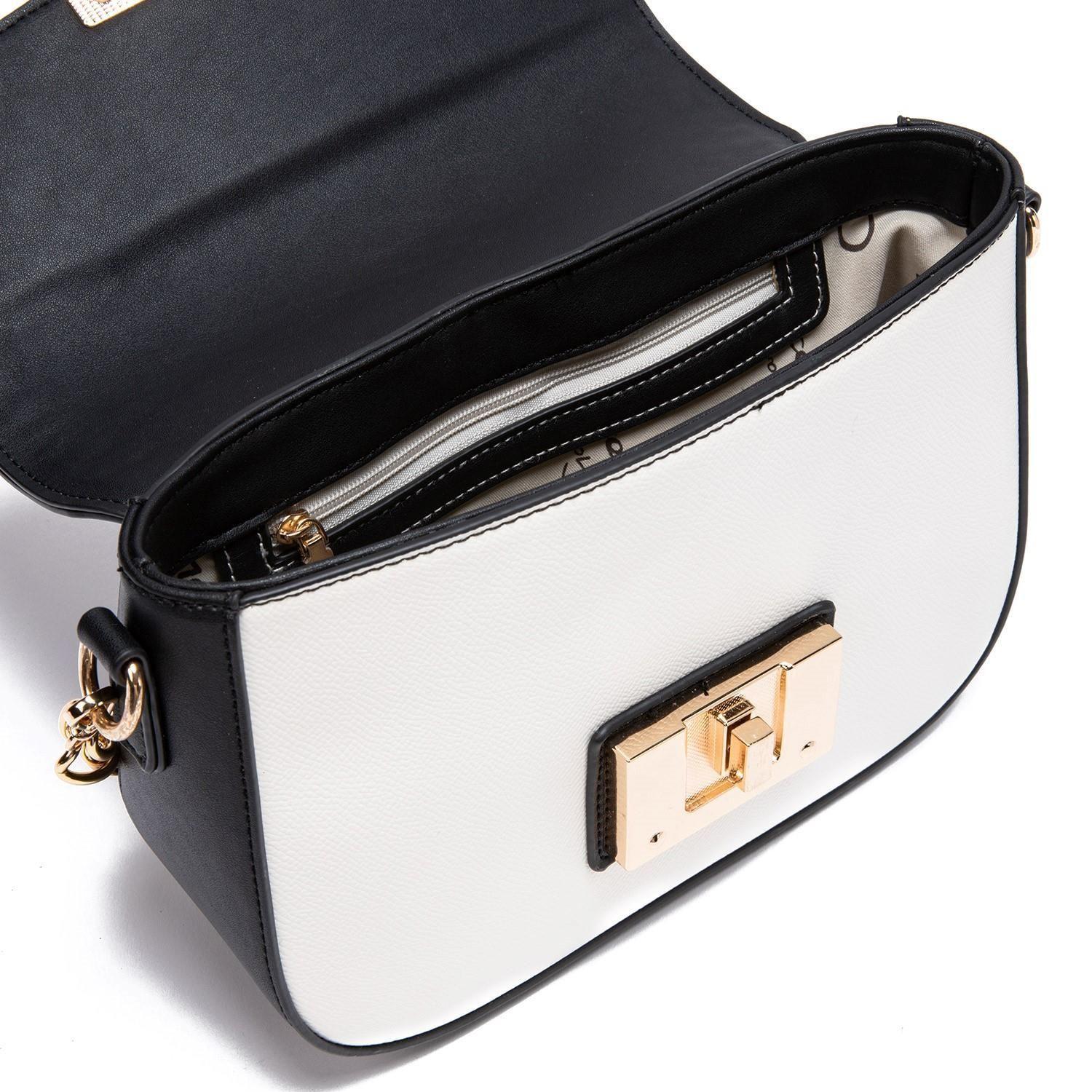 Cartera  Retro Con Tapa  Gacel  Off White  Car2937-4