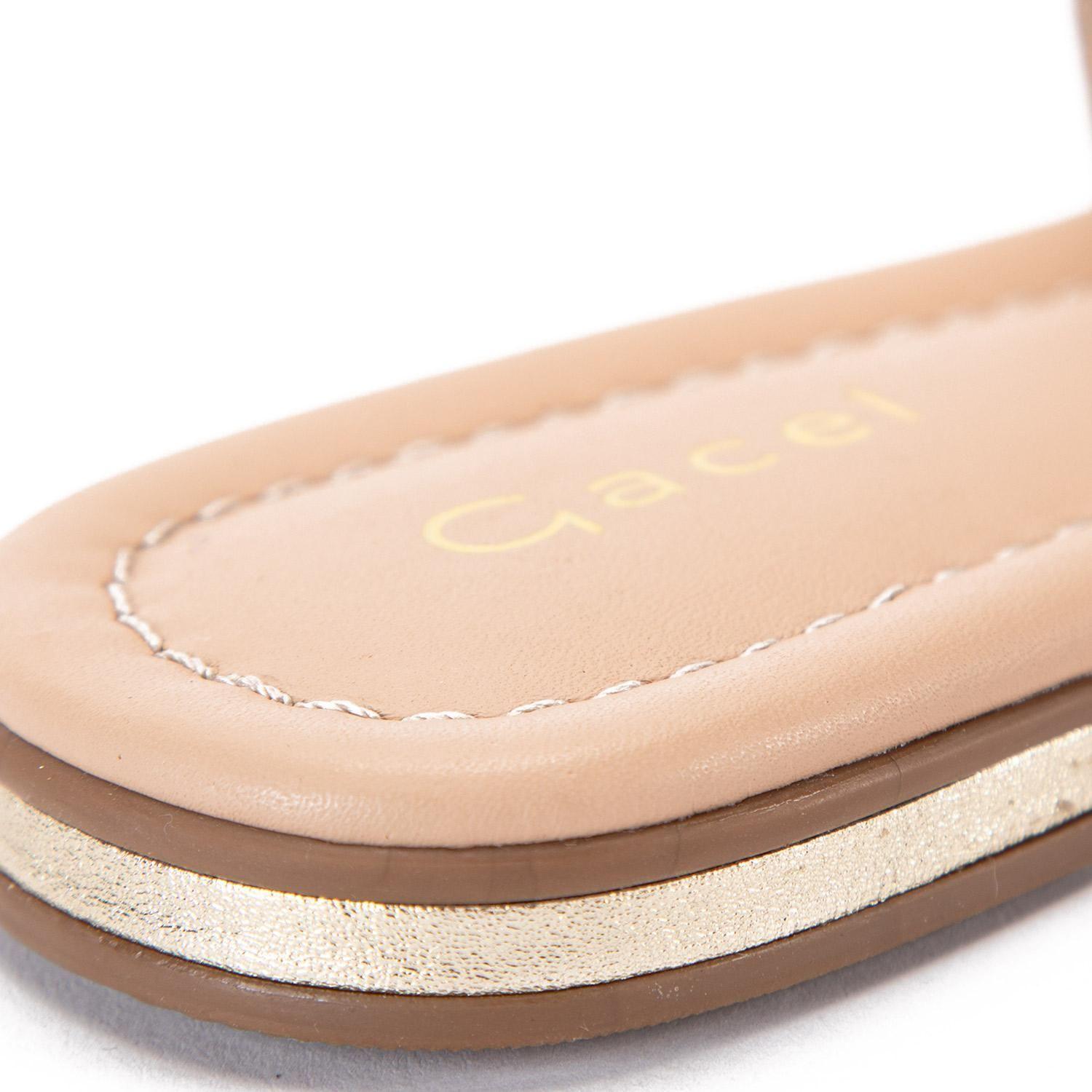 Sandalia  Sandy  Gacel  Dorado  0659667-3