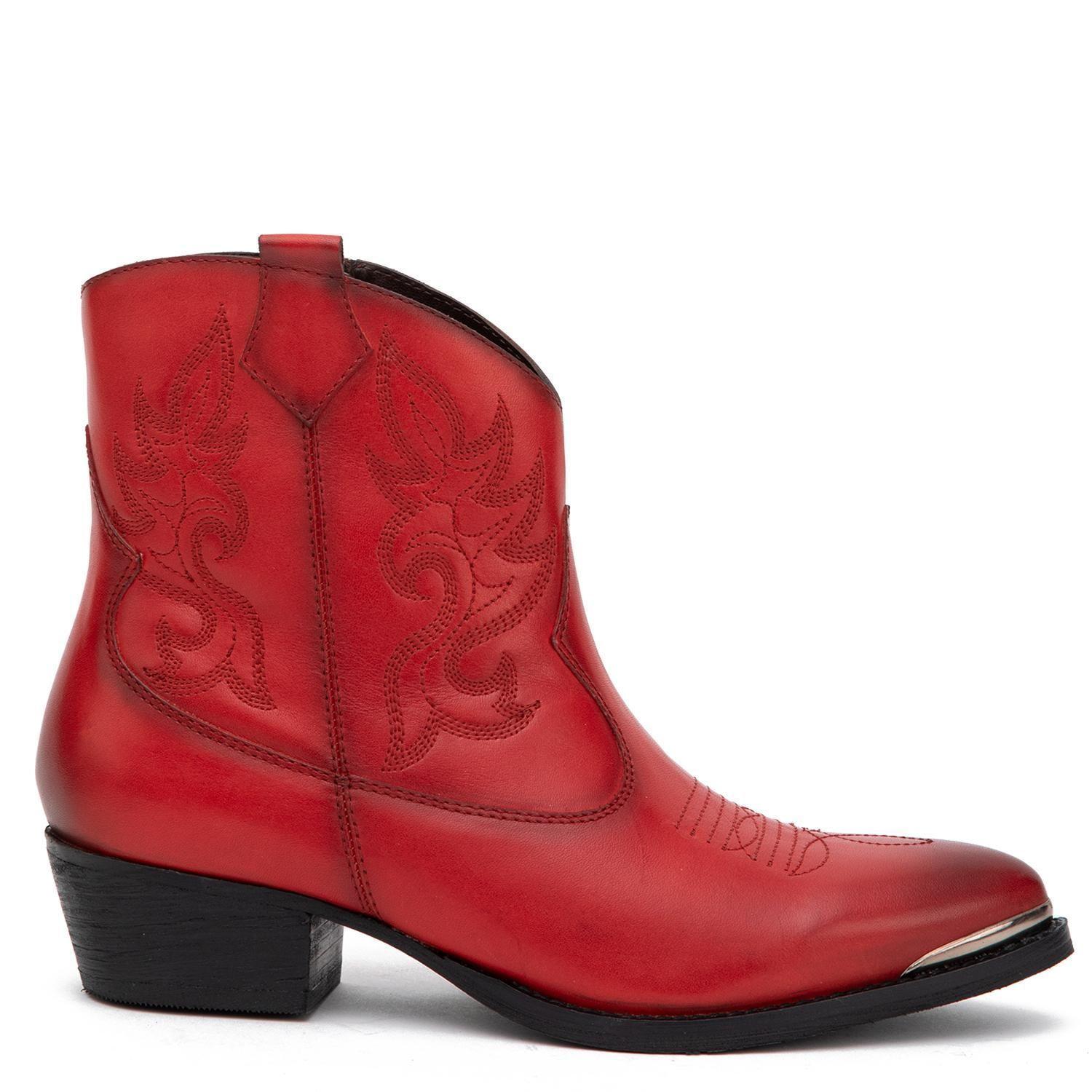 Botin  Ashley  Gacel  Rojo  0660703-0