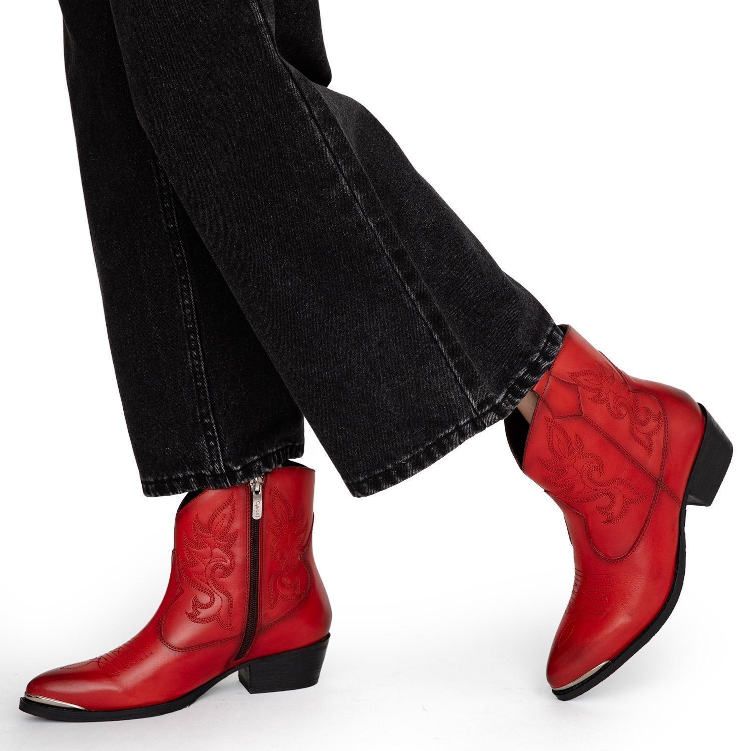 Botin  Ashley  Gacel  Rojo  0660703-1