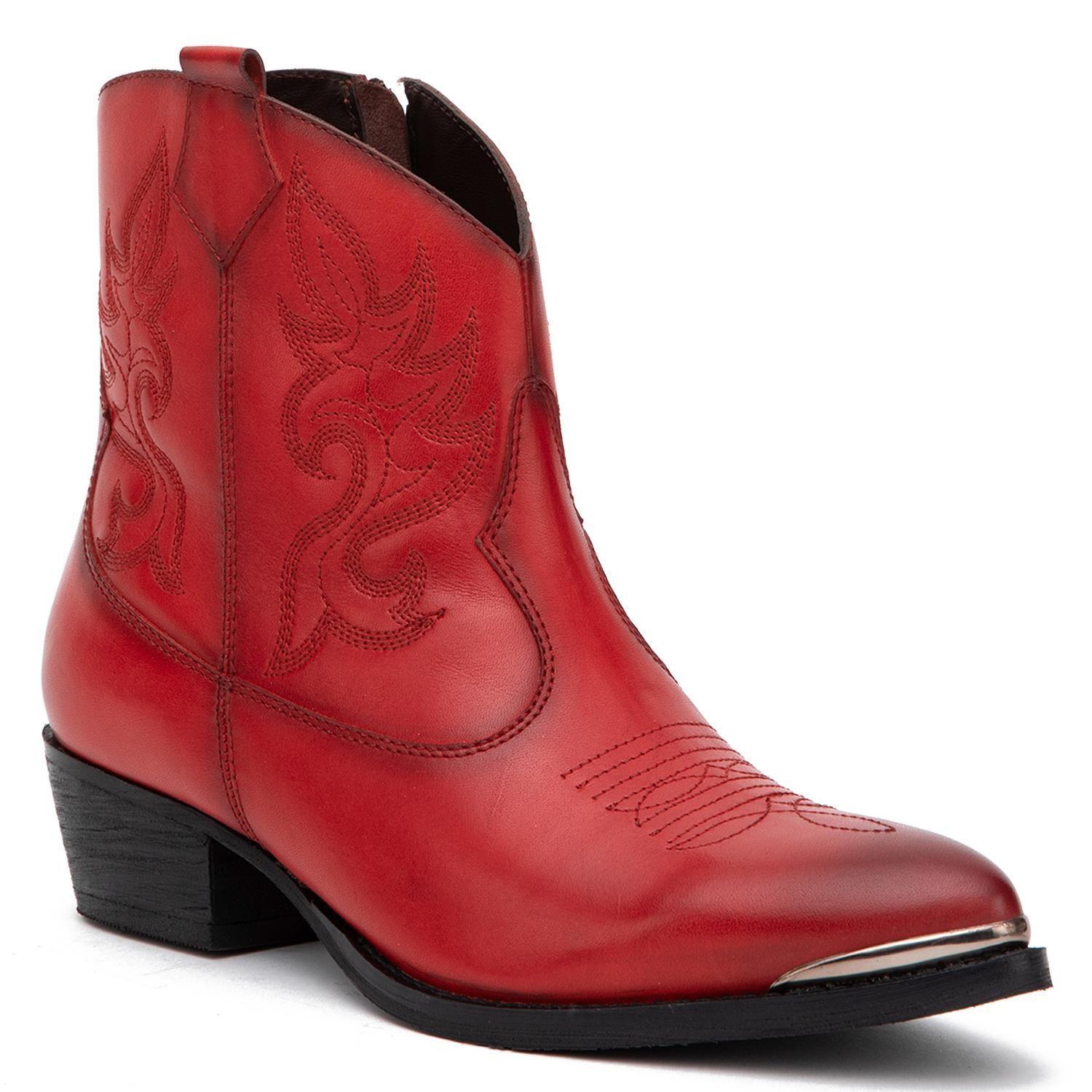 Botin  Ashley  Gacel  Rojo  0660703-2