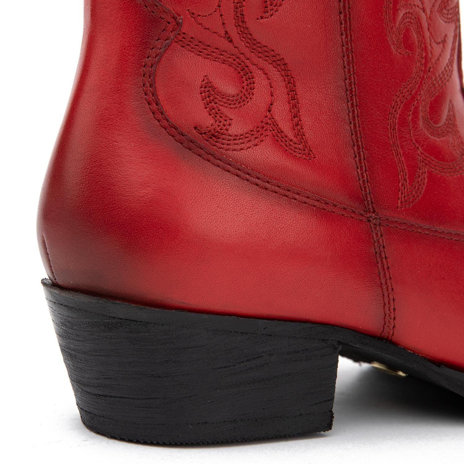 Botin  Ashley  Gacel  Rojo  0660703-3