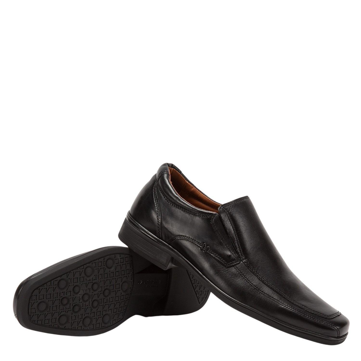 Zapato de cuero hombre Guante negro Montreal-2