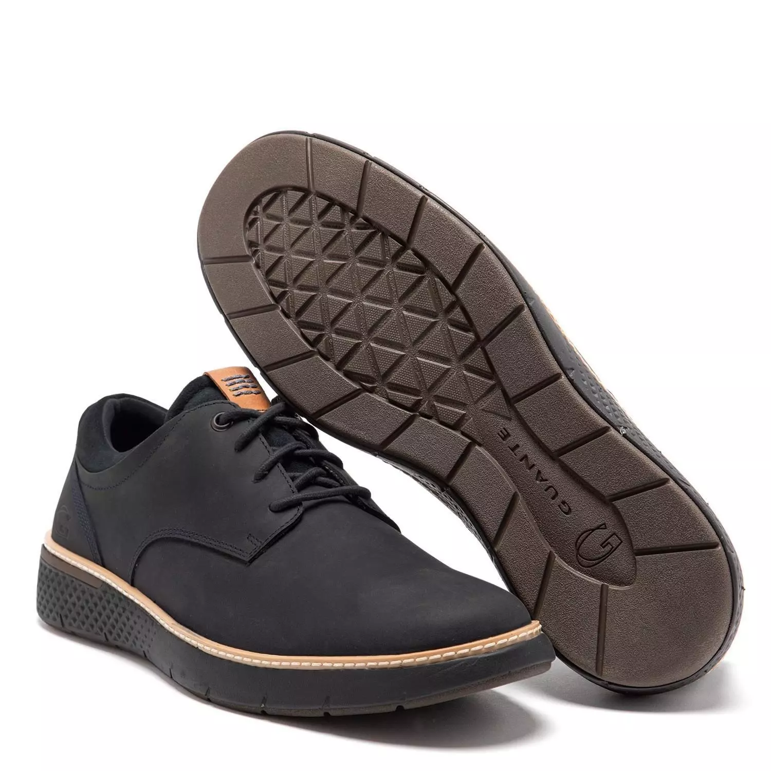 Zapato de cuero hombre Guante negro Colorado-3