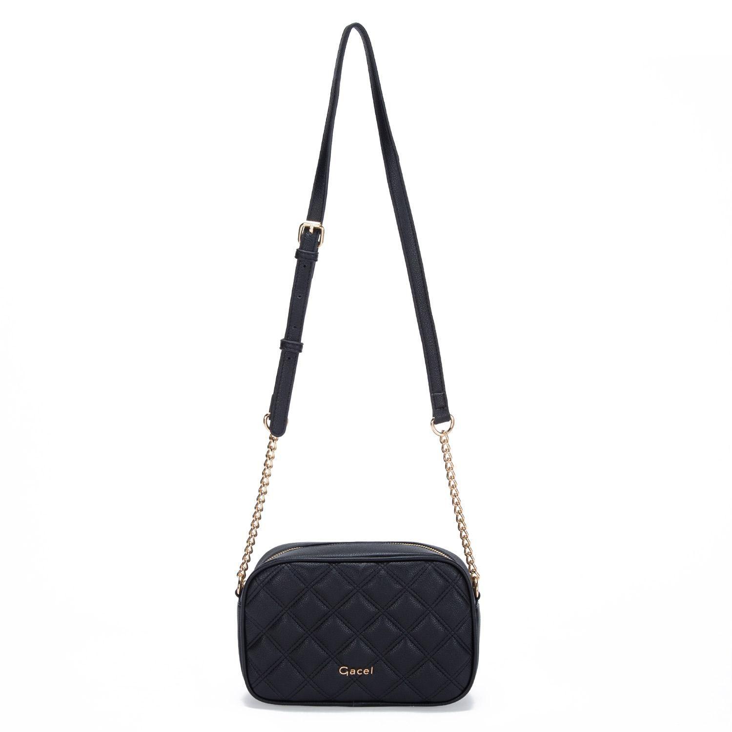 Cartera  Bandolera Grande  Gacel  Negro  Car3182-0