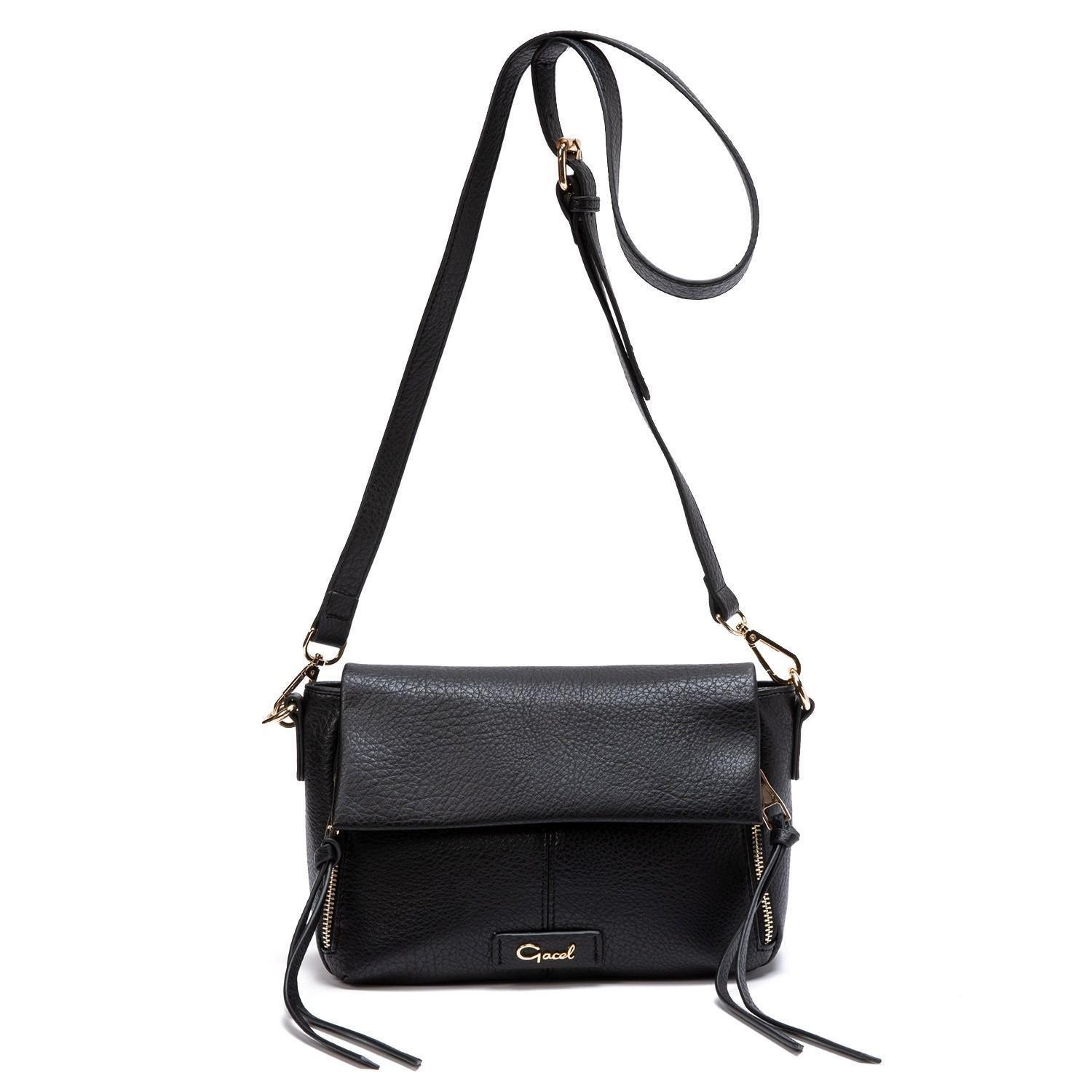 Cartera  Bandolera Grande  Gacel  Negro  Car2902-0