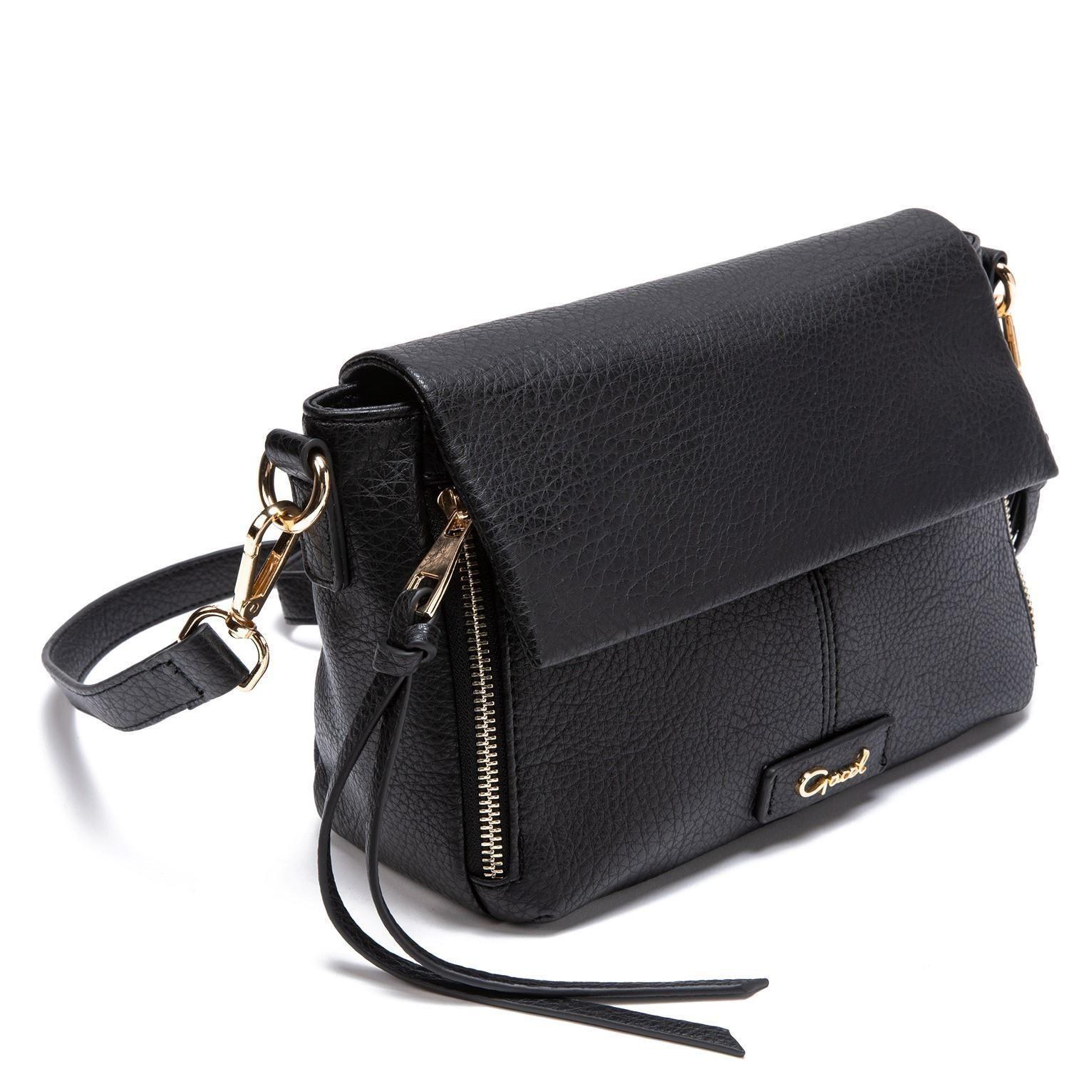 Cartera  Bandolera Grande  Gacel  Negro  Car2902-2