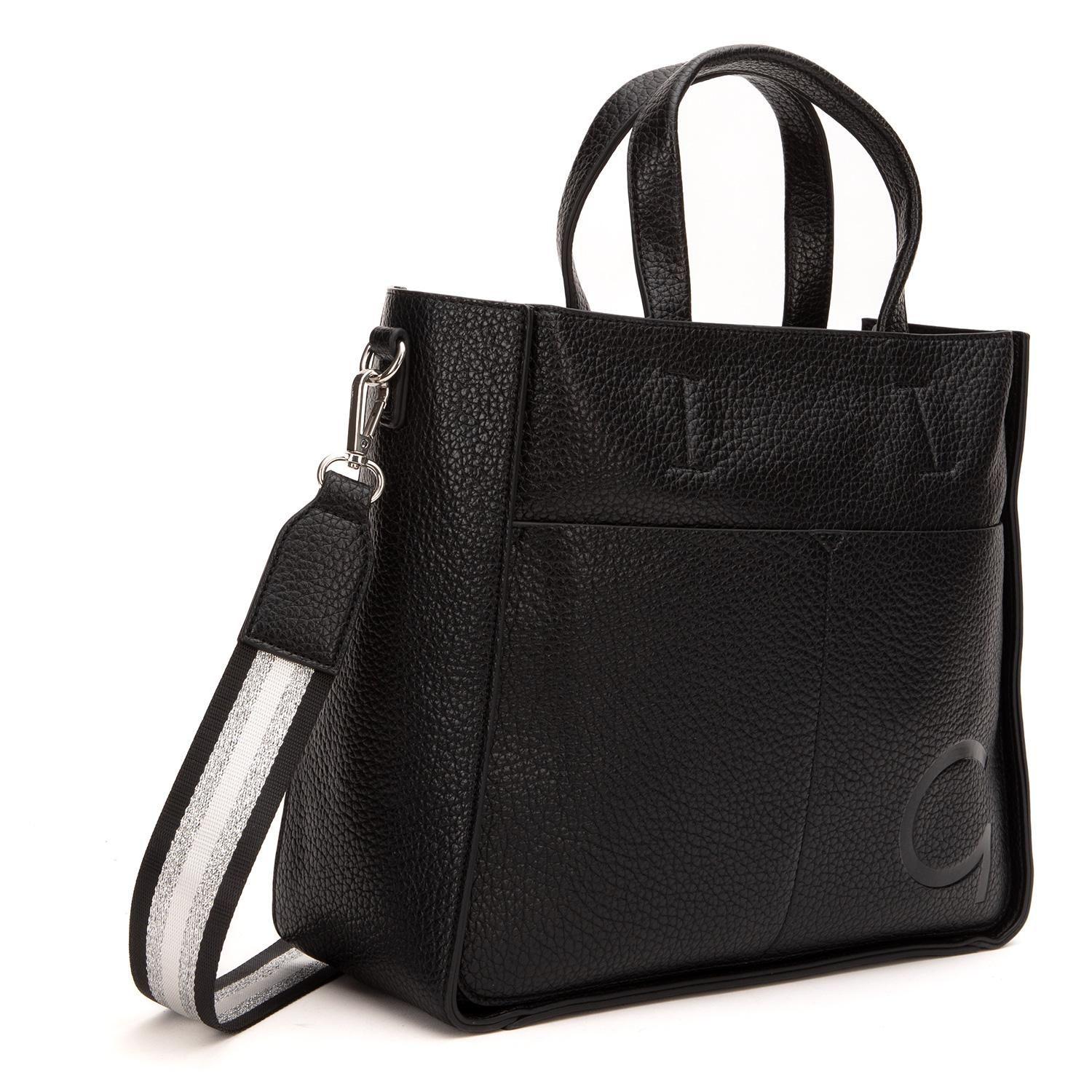 Cartera  Dos Asas Grande  Gacel  Negro  Car3422-2