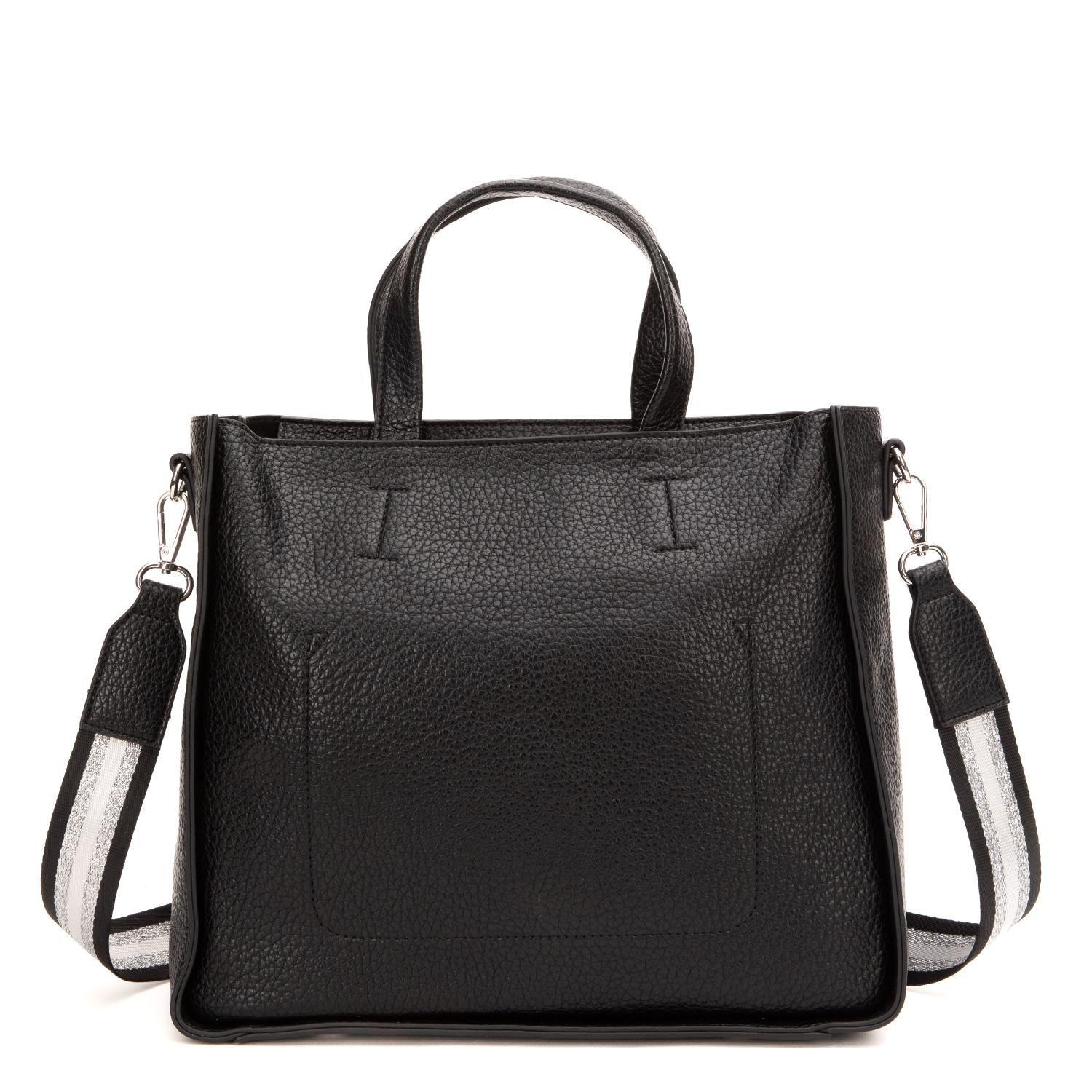 Cartera  Dos Asas Grande  Gacel  Negro  Car3422-3