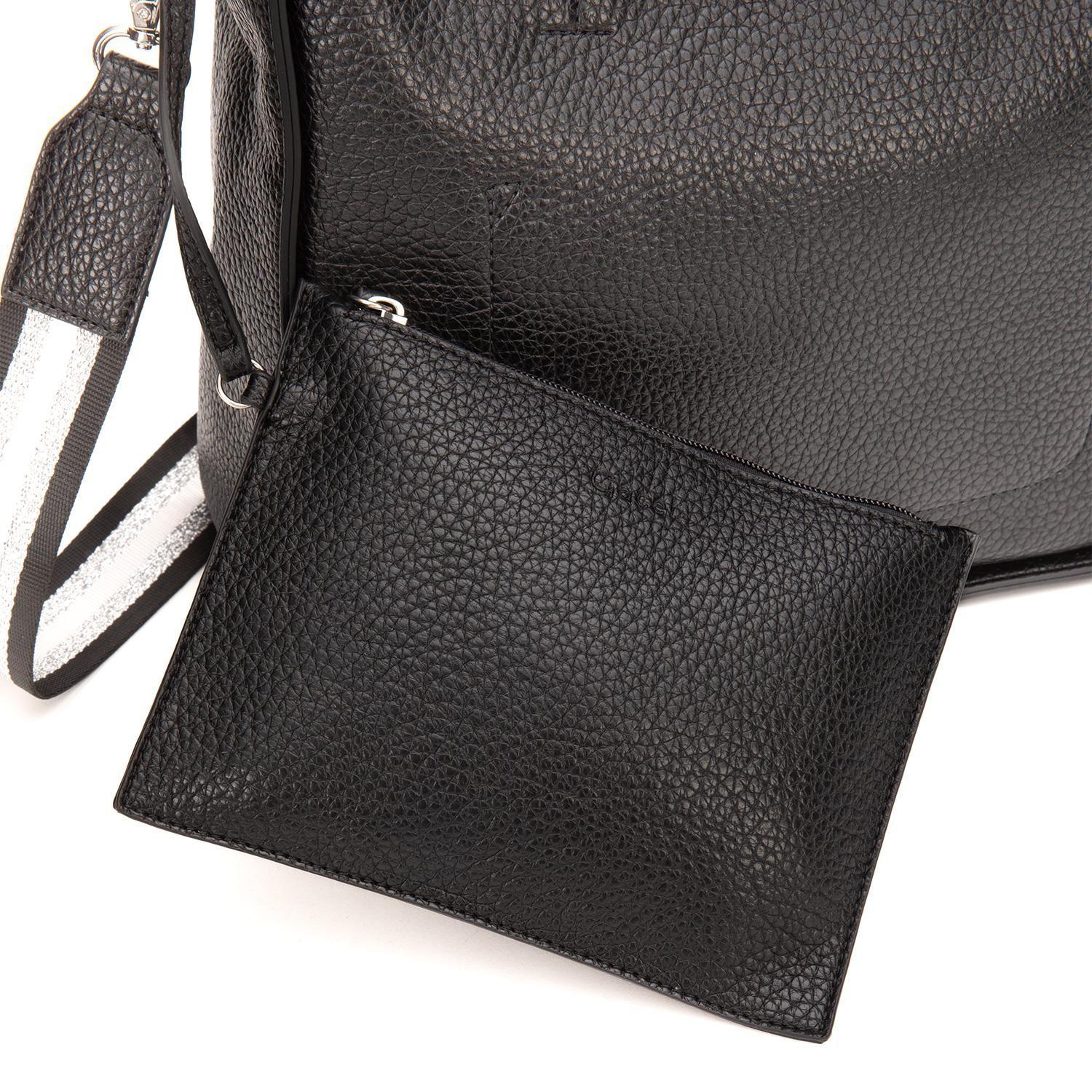 Cartera  Dos Asas Grande  Gacel  Negro  Car3422-4