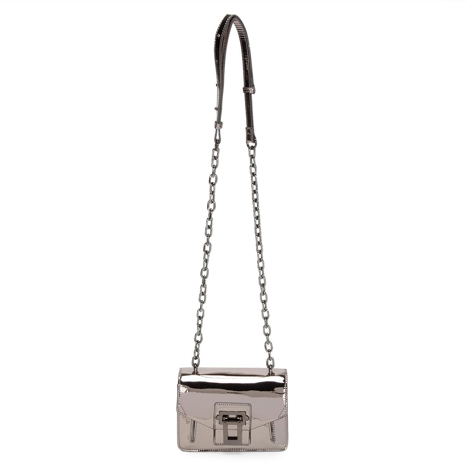 Cartera  Retro Con Tapa Pequeña  Gacel  Grafito  Car3169-0