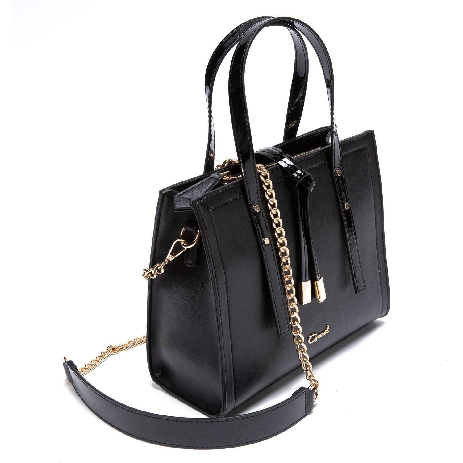Cartera  Dos Asas Pequeña  Gacel  Negro  Car2951-2