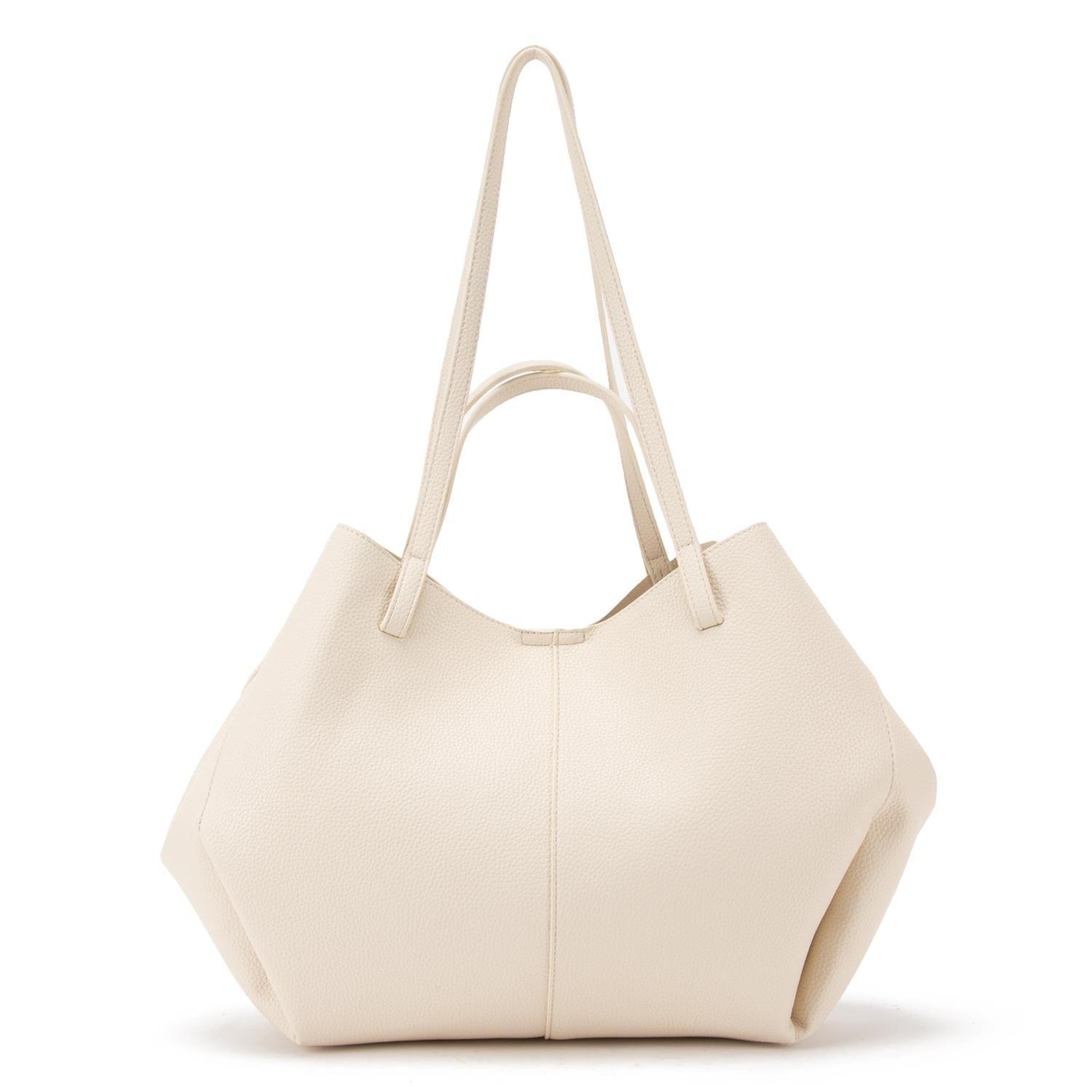 Cartera  Shopping  Gacel  Off White  Car3363-2