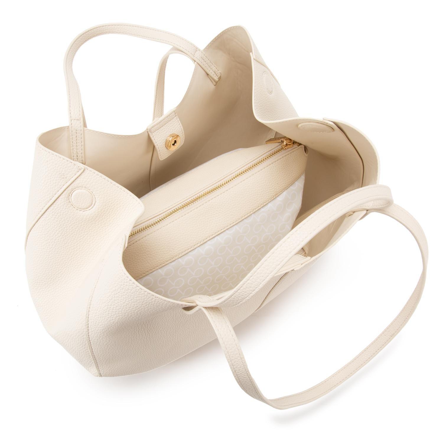 Cartera  Shopping  Gacel  Off White  Car3363-6
