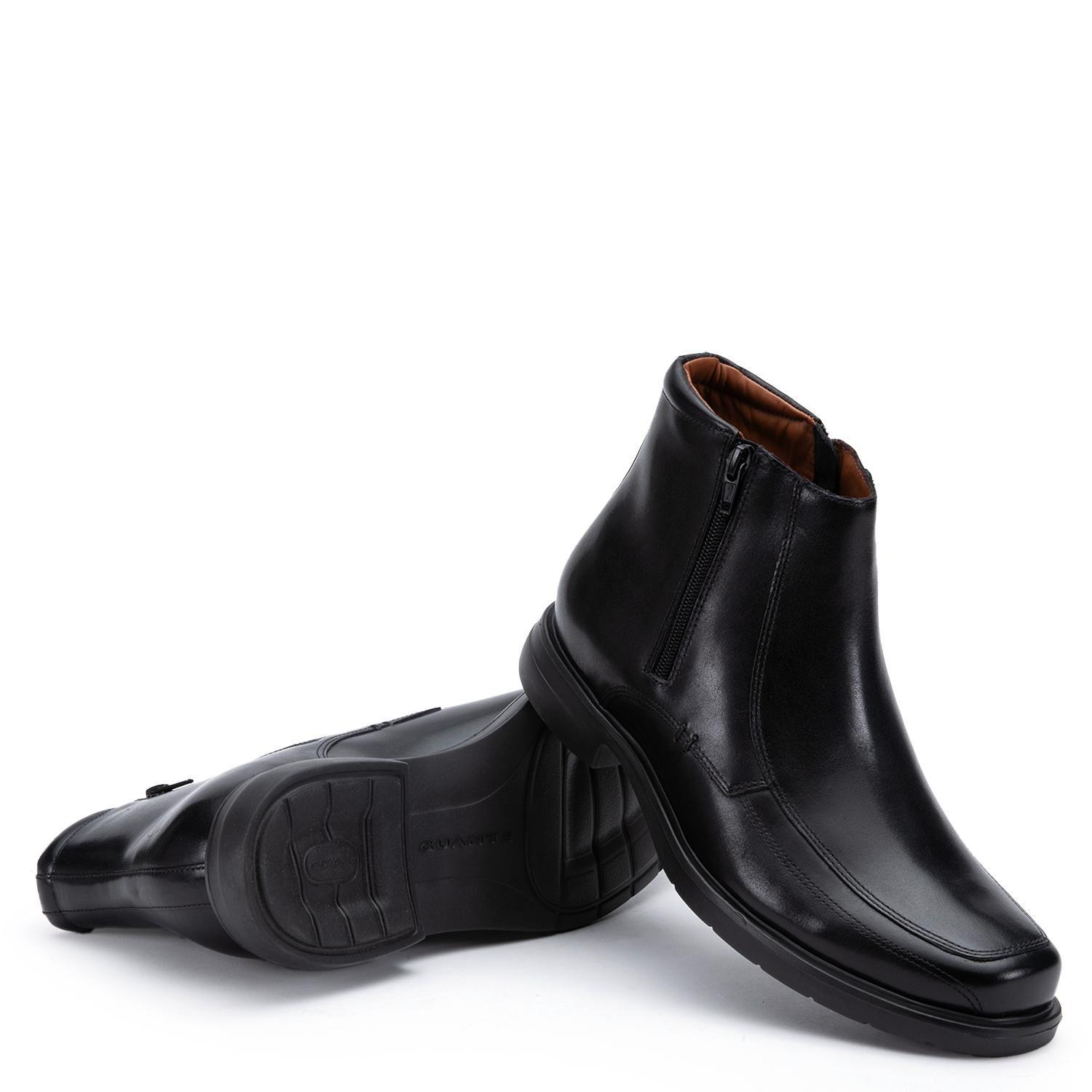 Botin de cuero hombre Guante negro Ferguson-3