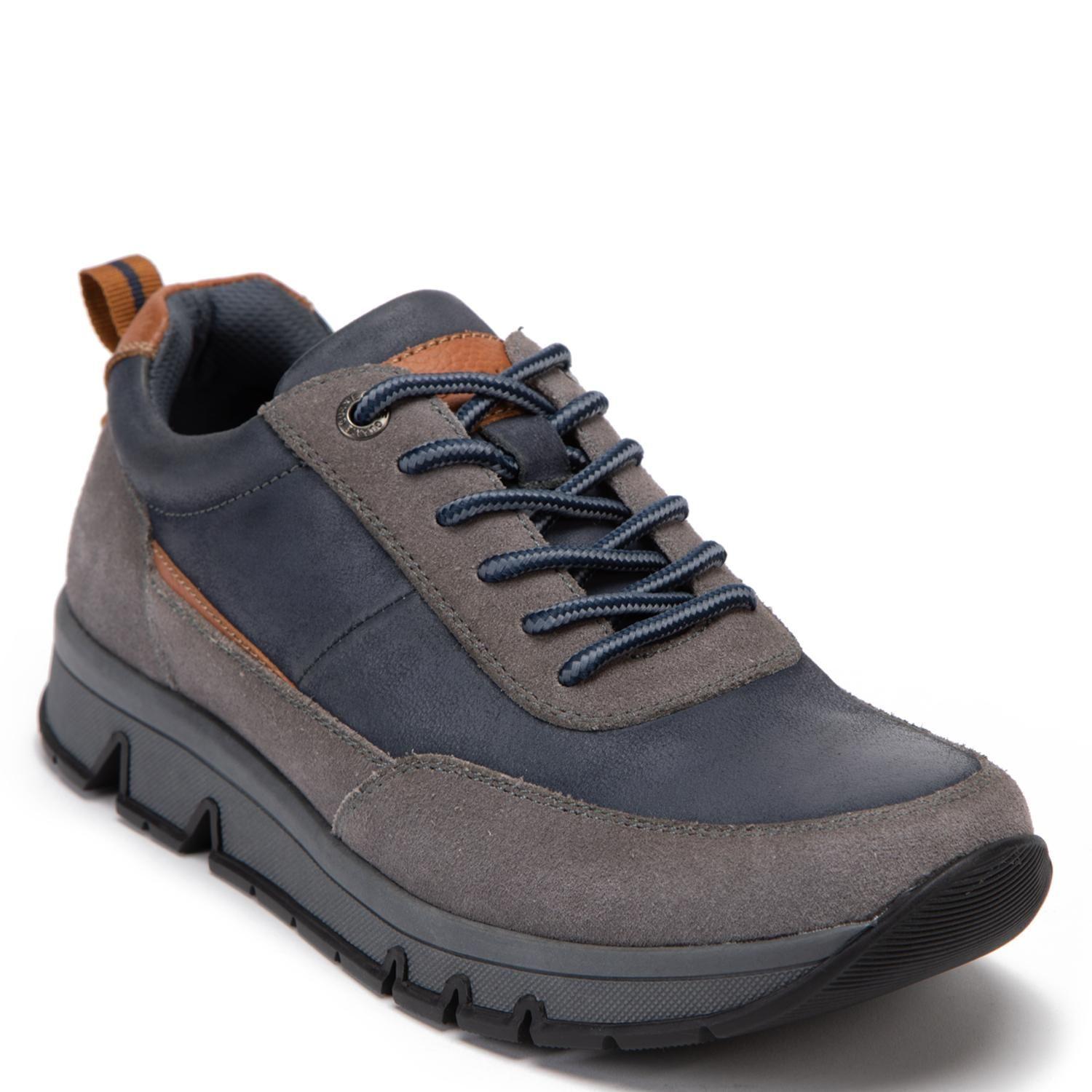 Zapatilla de cuero hombre Guante azul Rio-2