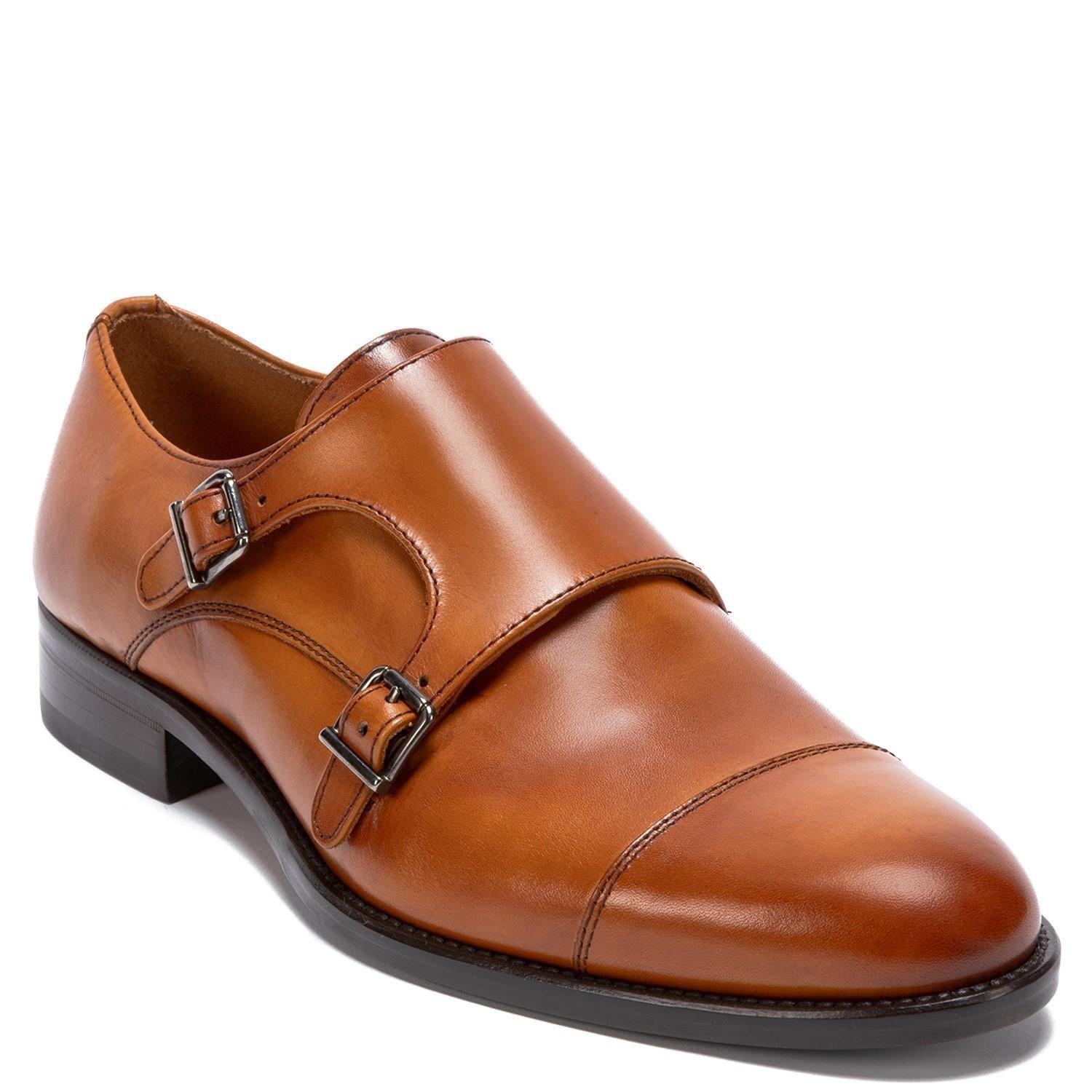 Zapato de cuero hombre Guante brandy Suela President-2