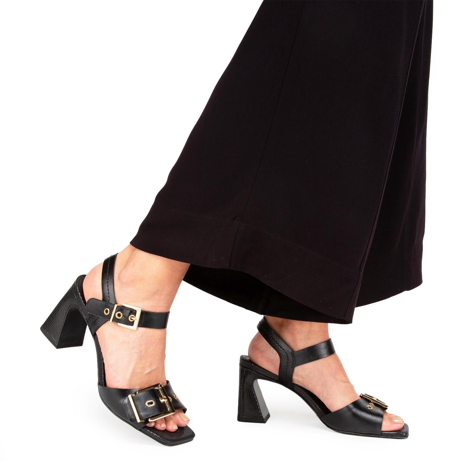 Sandalia  Gianna  Gacel  Negro  0660660-1