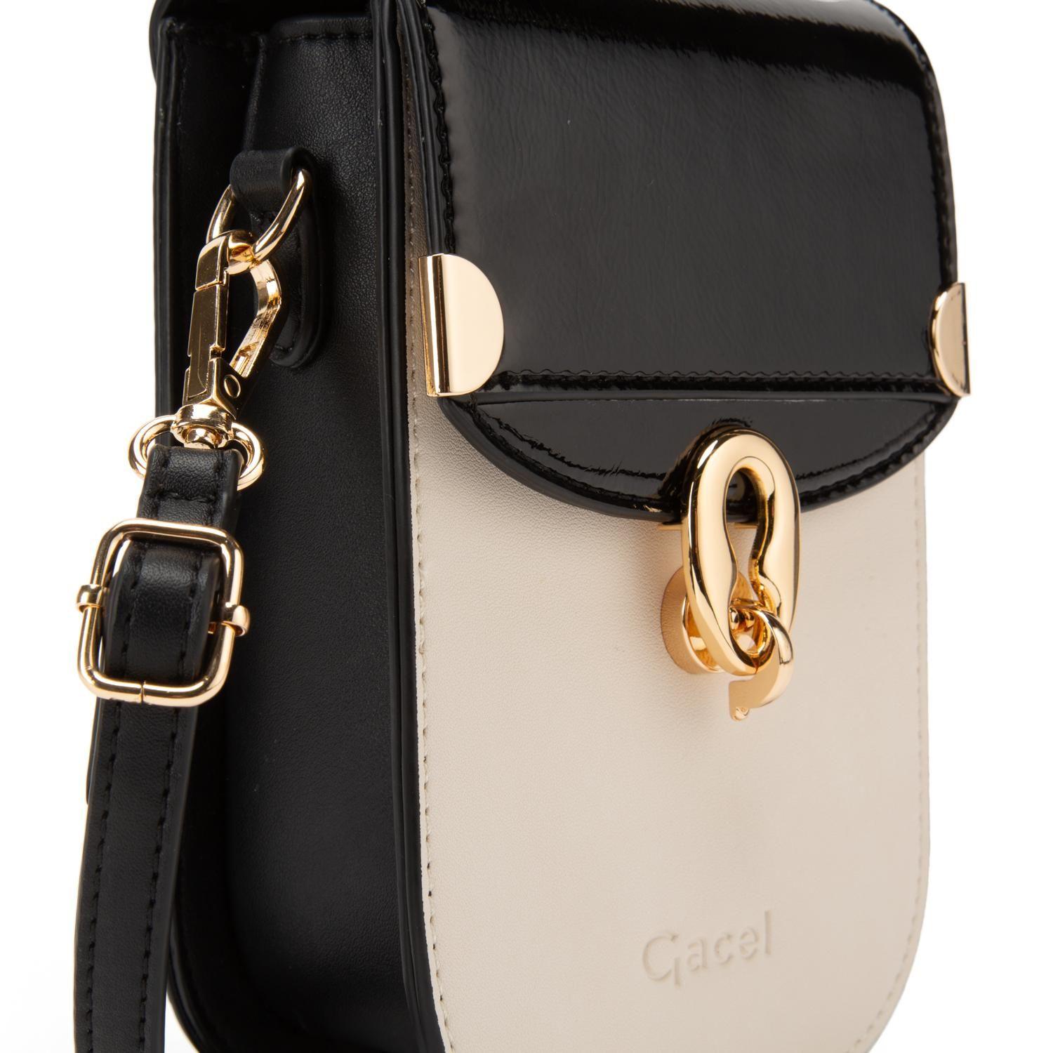 Cartera  Bandolera Pequeña  Gacel  Negro  Car3328-3