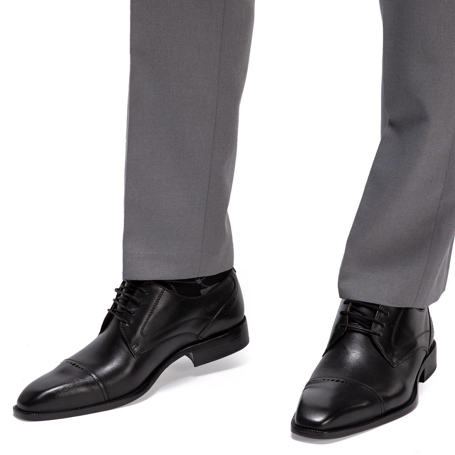 Zapato de cuero hombre Guante negro Suela-1