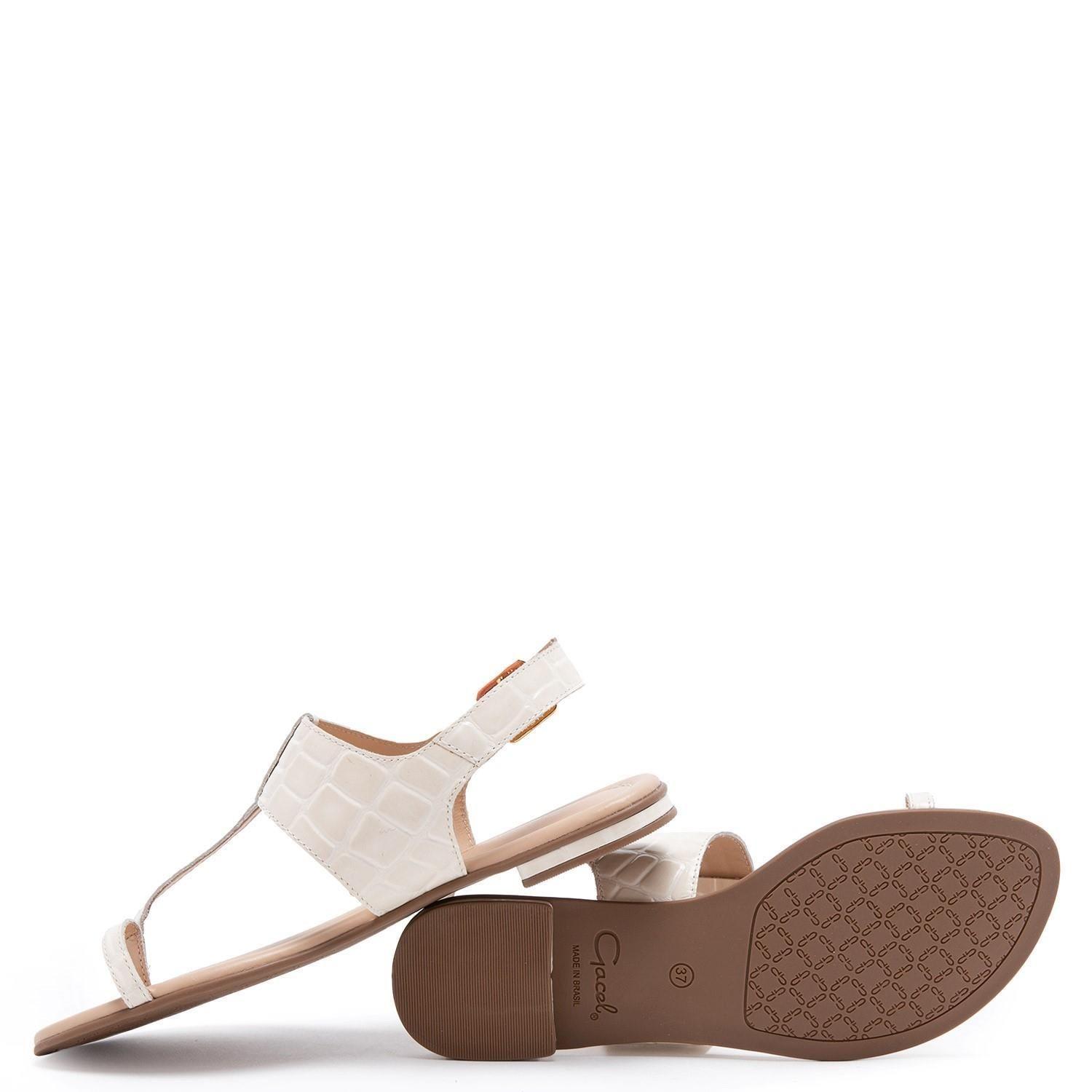 Sandalia  Sandy  Gacel  Crema  0659092-2