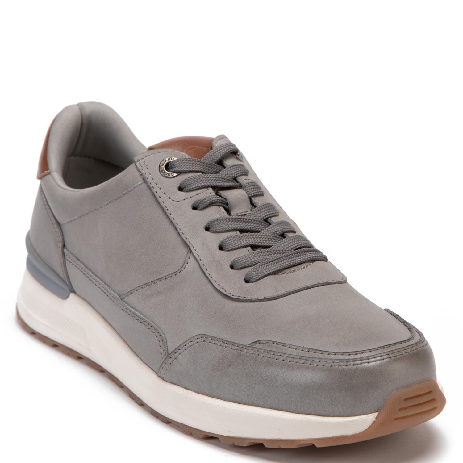 Zapatilla de cuero hombre Guante gris Kioto-2