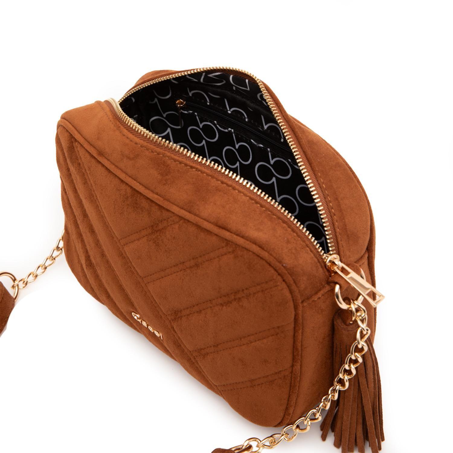 Cartera  Bandolera Grande  Gacel  Tostado  Car3478-3