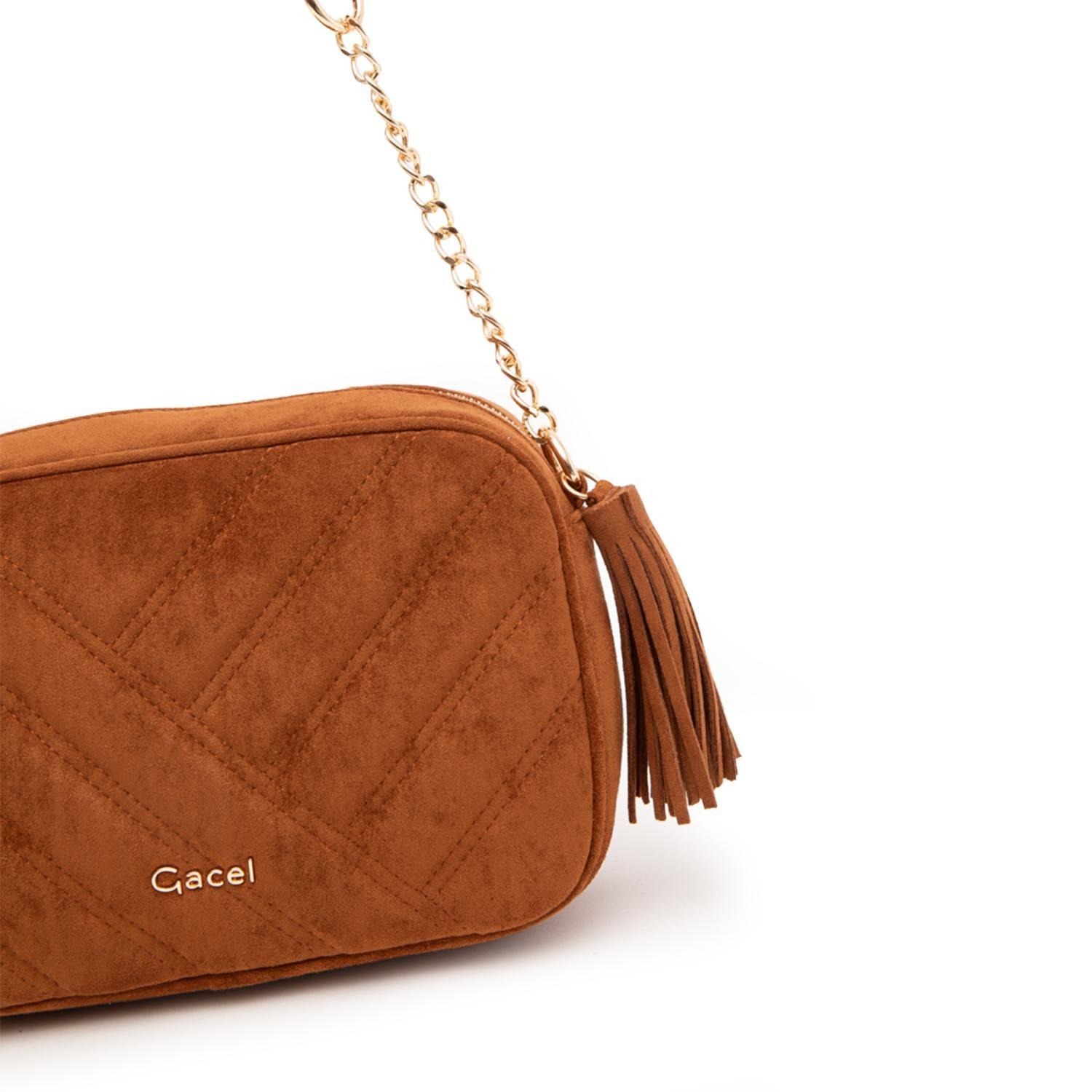 Cartera  Bandolera Grande  Gacel  Tostado  Car3478-4