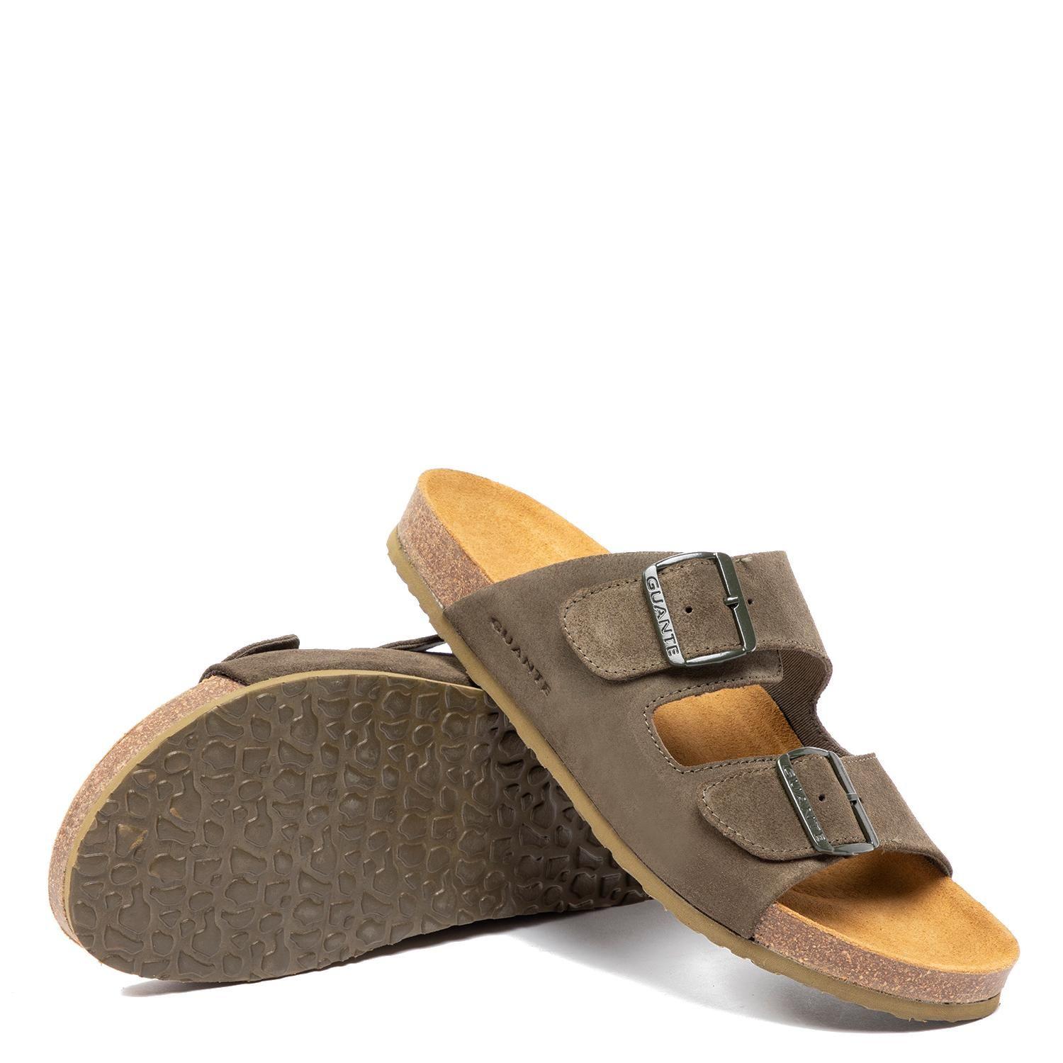 Sandalia Semi Abierta  Quintay  Guante  Olivo  0035551-2